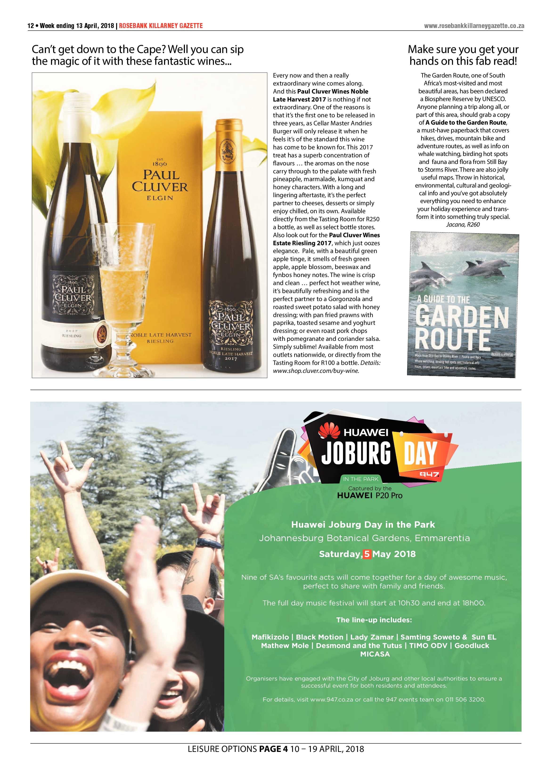 Rosebank Killarney Gazette 13 April 2018 page 12