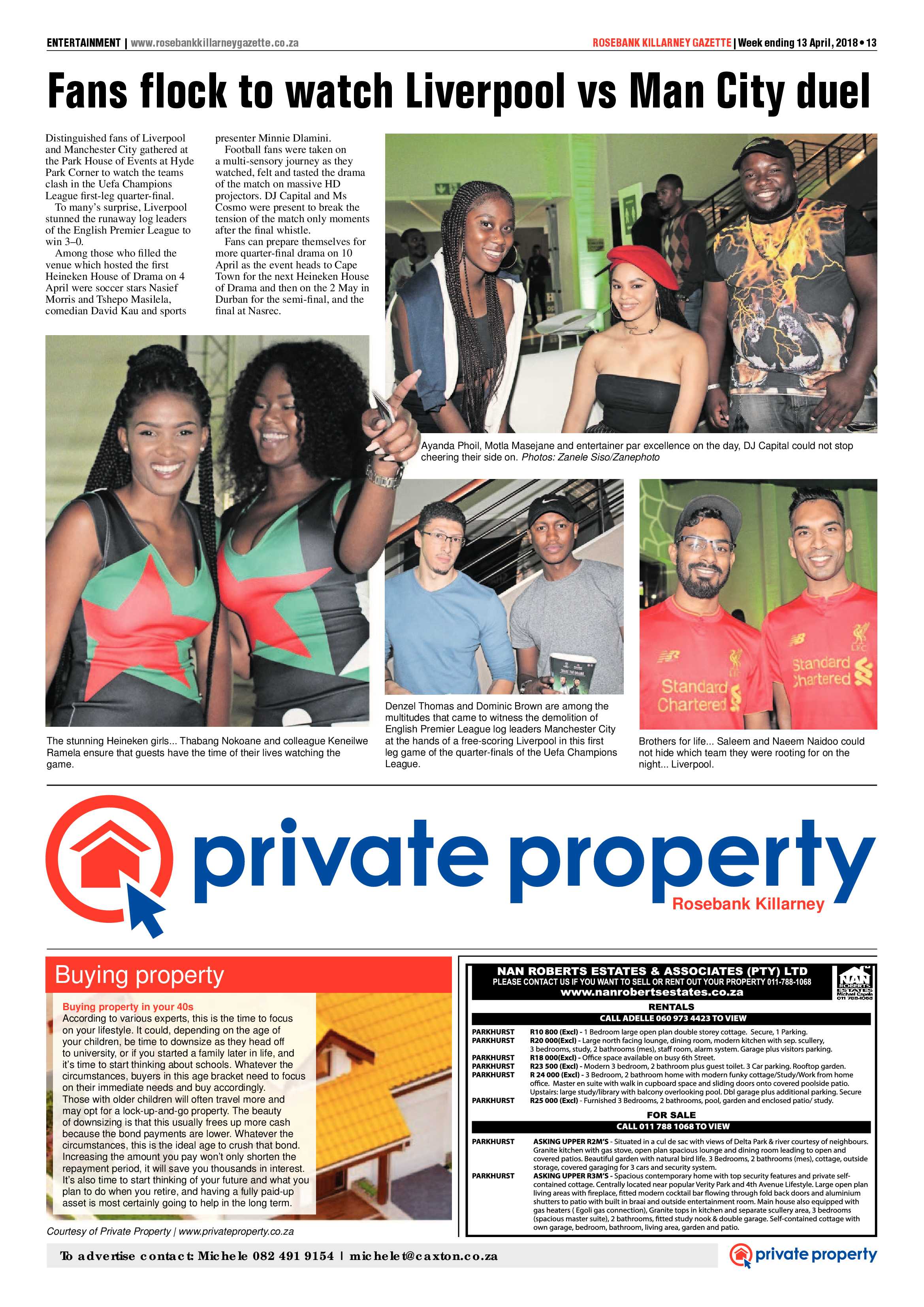 Rosebank Killarney Gazette 13 April 2018 page 13