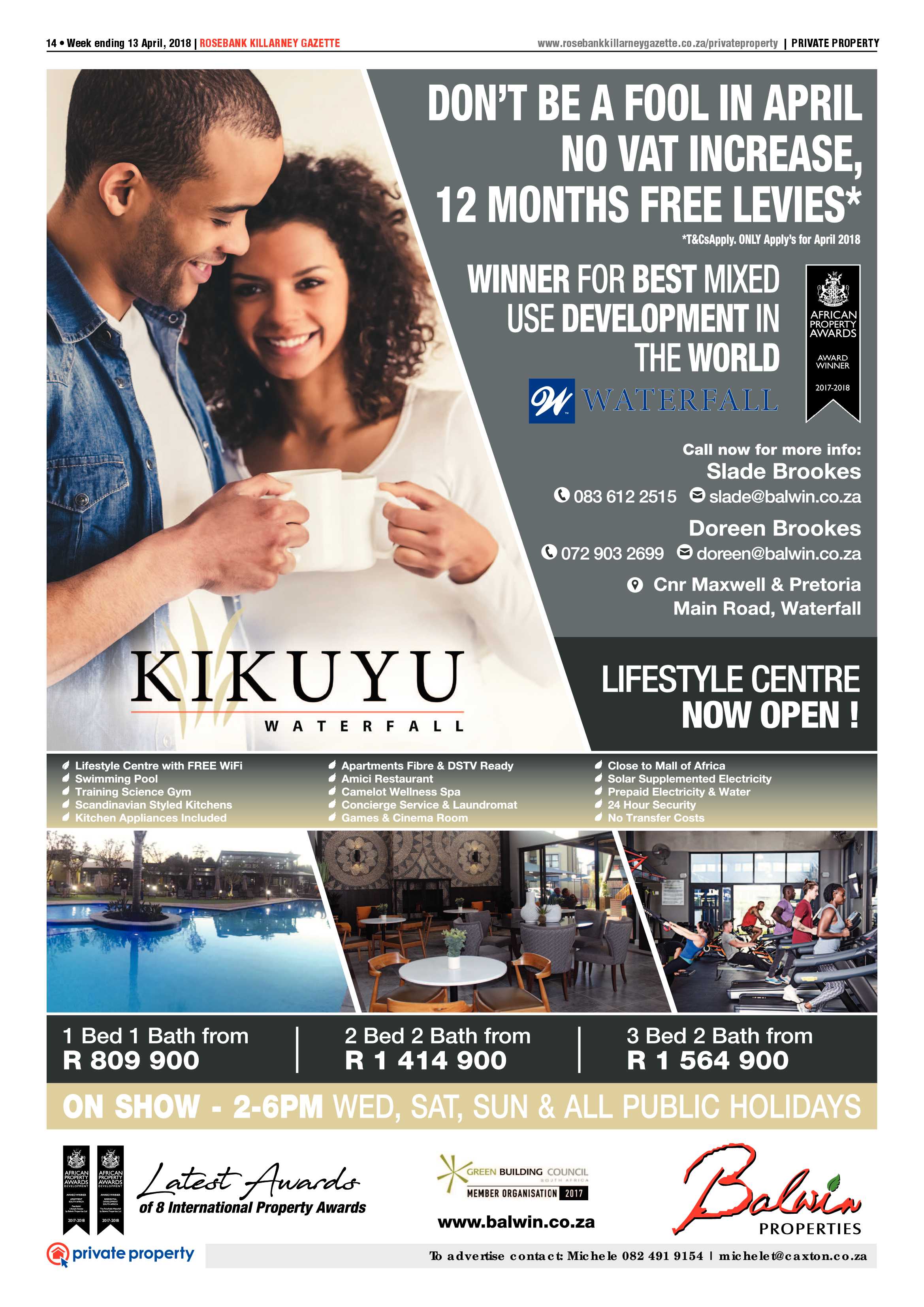 Rosebank Killarney Gazette 13 April 2018 page 14