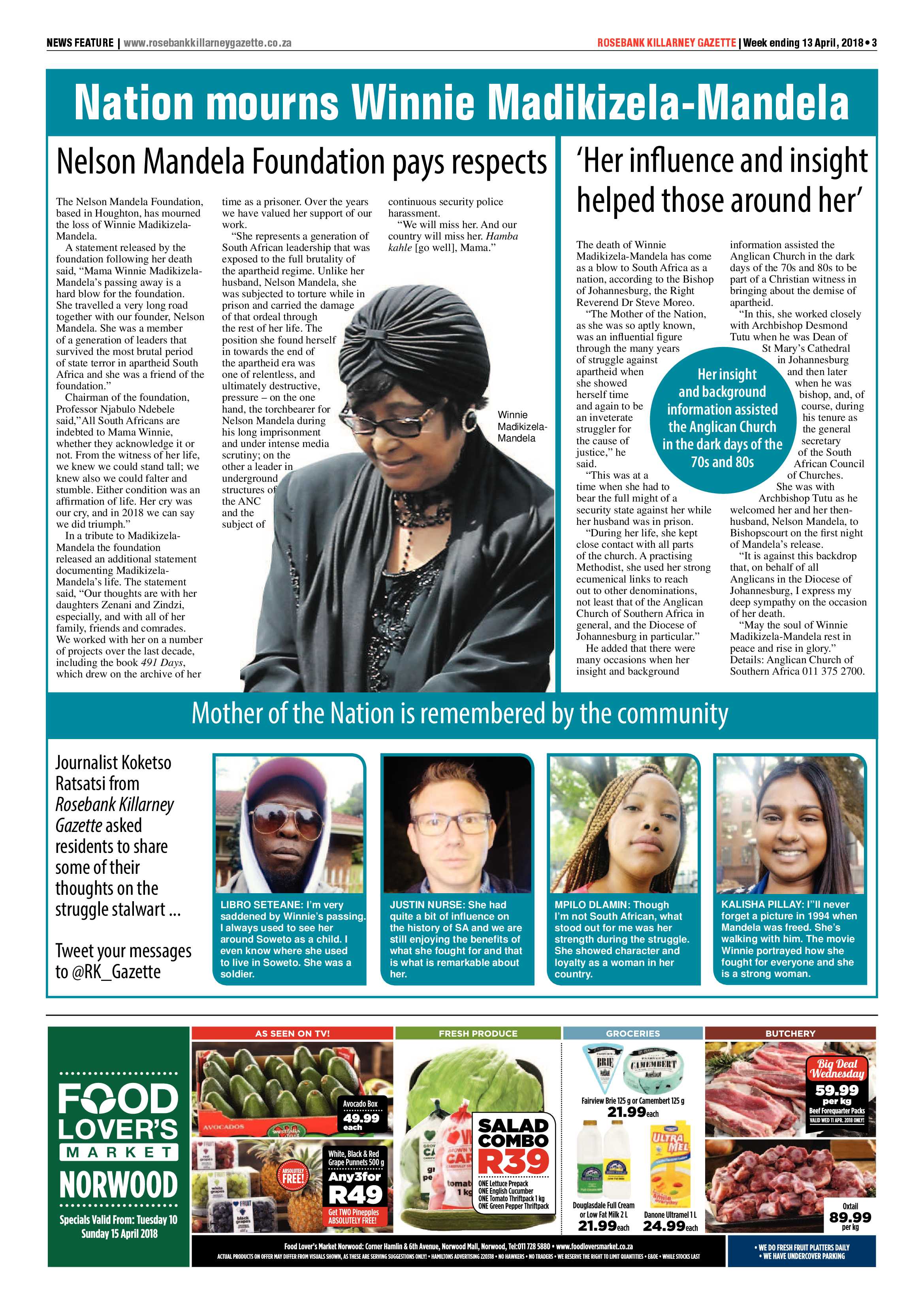 Rosebank Killarney Gazette 13 April 2018 page 3
