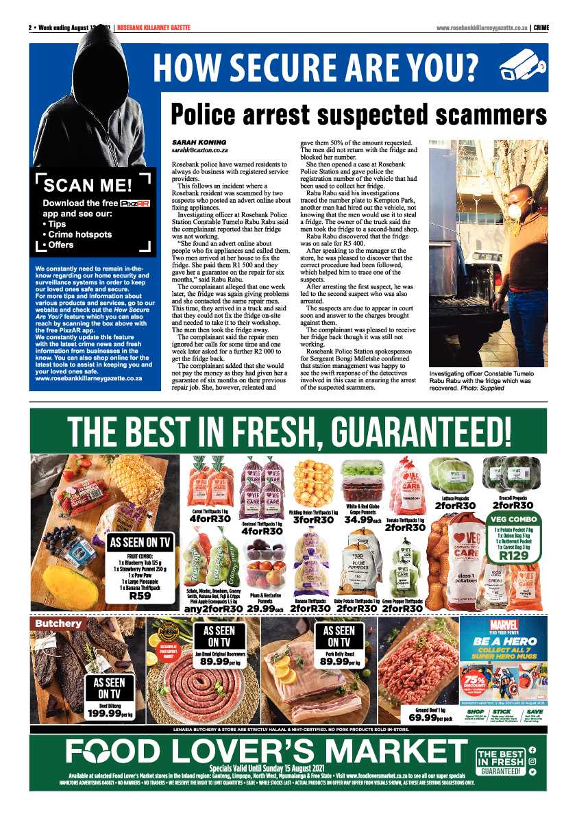 Rosebank Killarney Gazette 13 August 2021 page 2