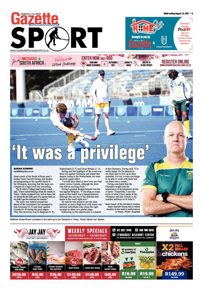 Rosebank Killarney Gazette 13 August 2021 page 8