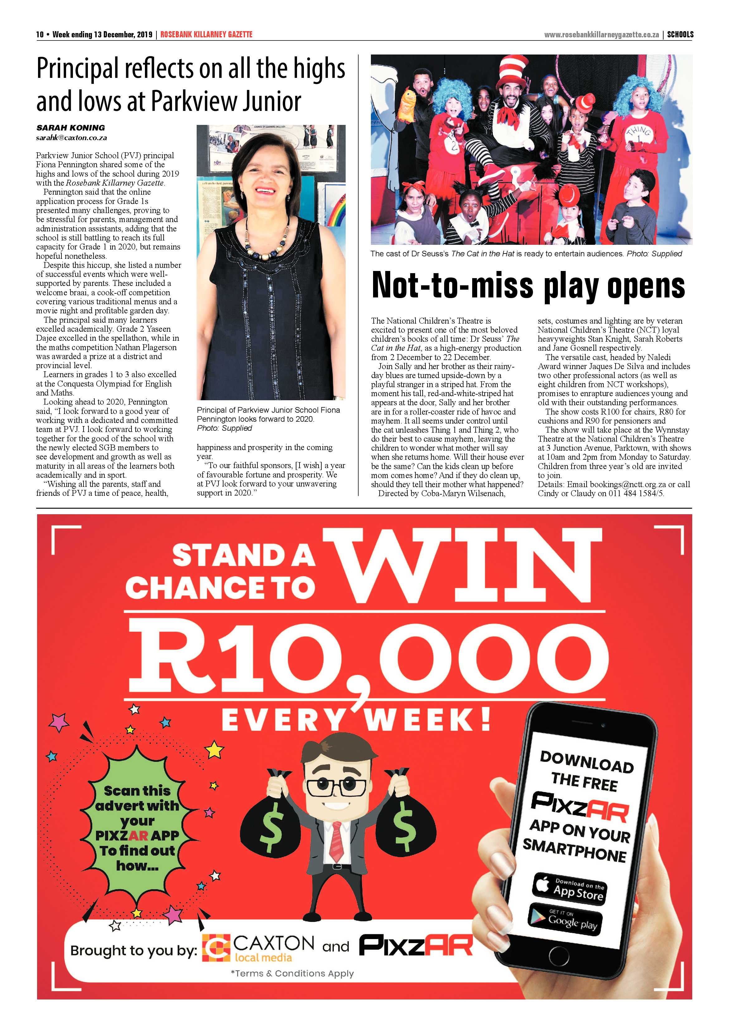 Rosebank Killarney Gazette 09 December 2019 page 10