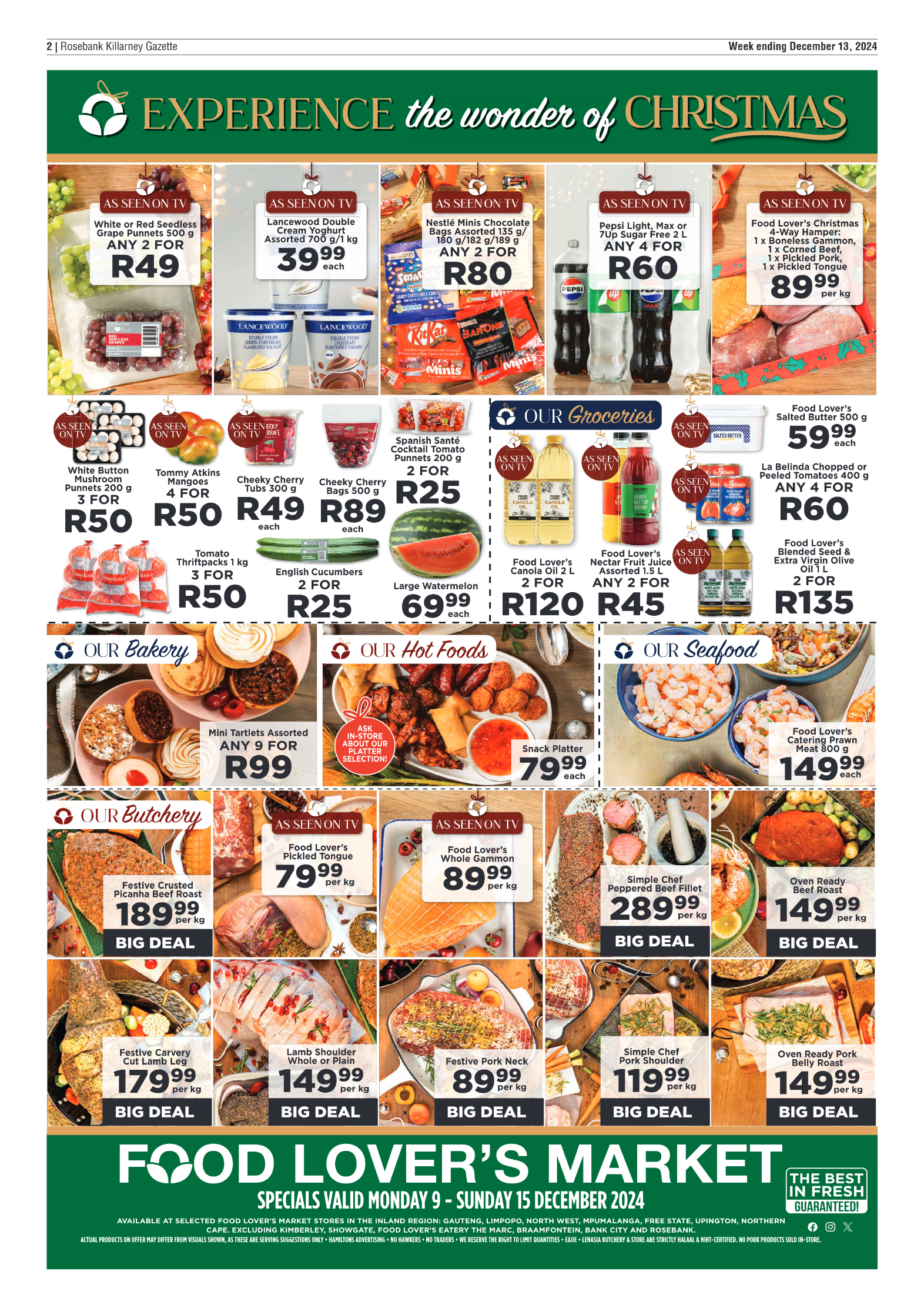 Rosebank Killarney Gazette 13 December 2024 page 2