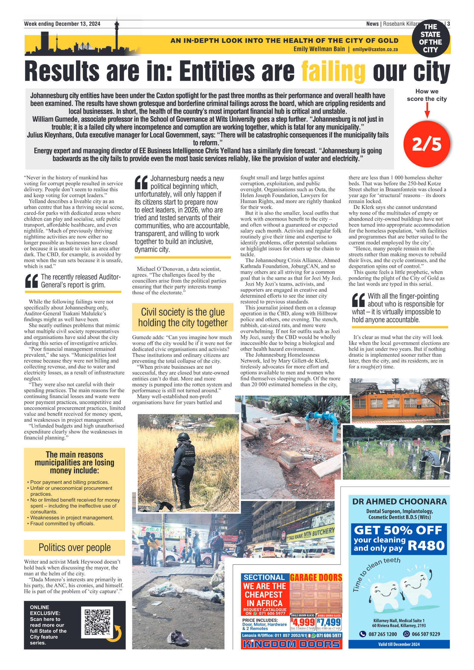 Rosebank Killarney Gazette 13 December 2024 page 3