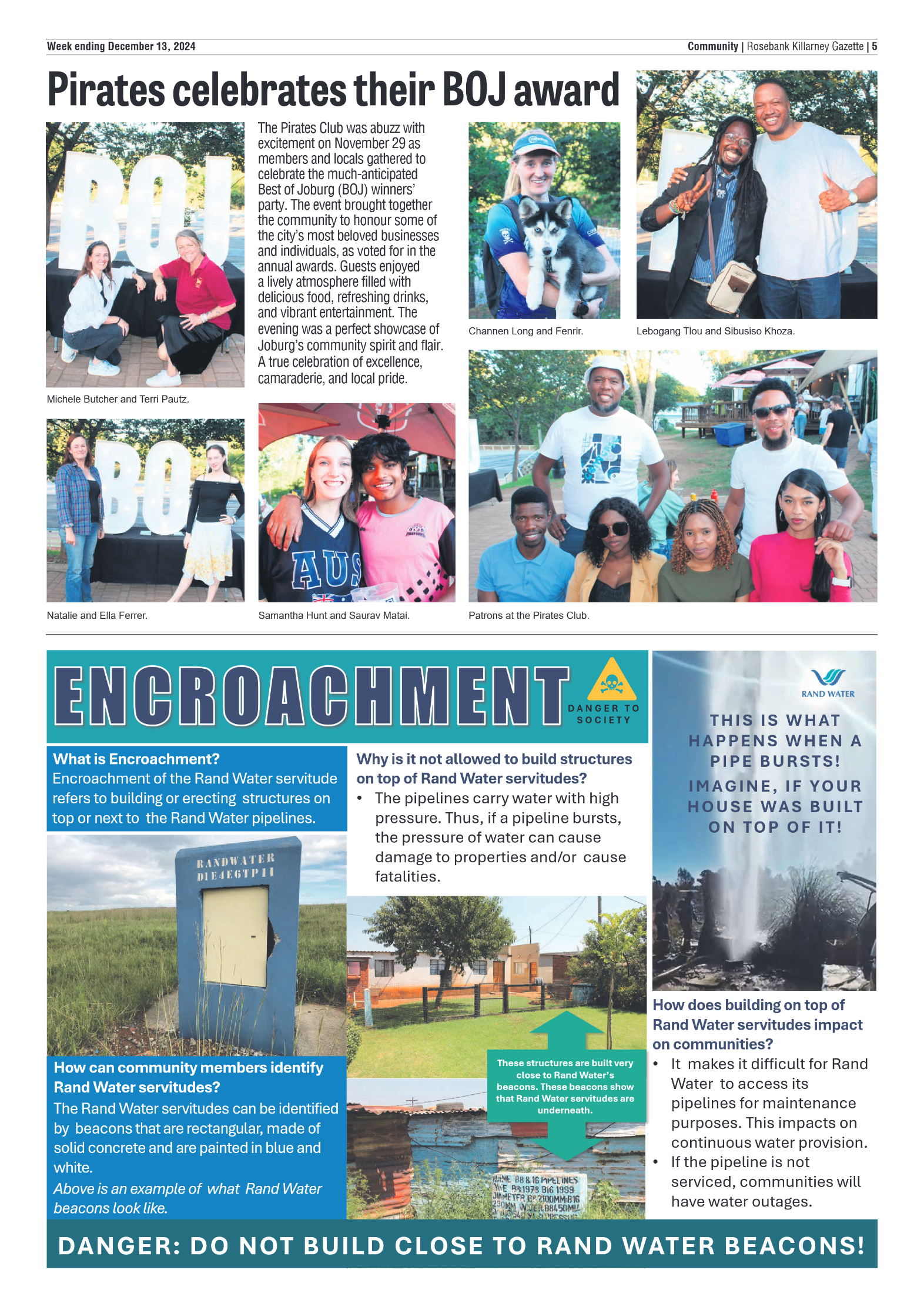 Rosebank Killarney Gazette 13 December 2024 page 5