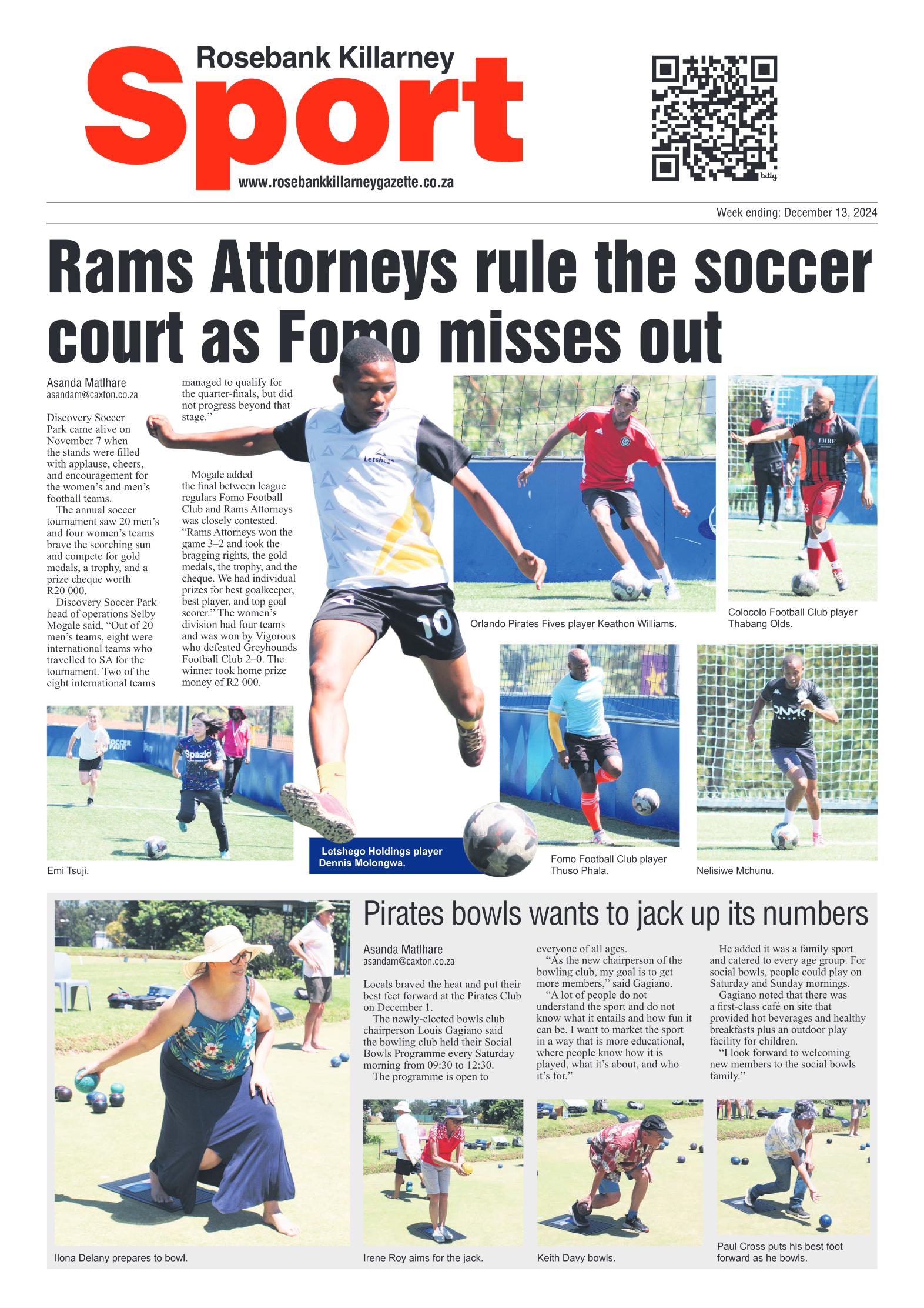 Rosebank Killarney Gazette 13 December 2024 page 8