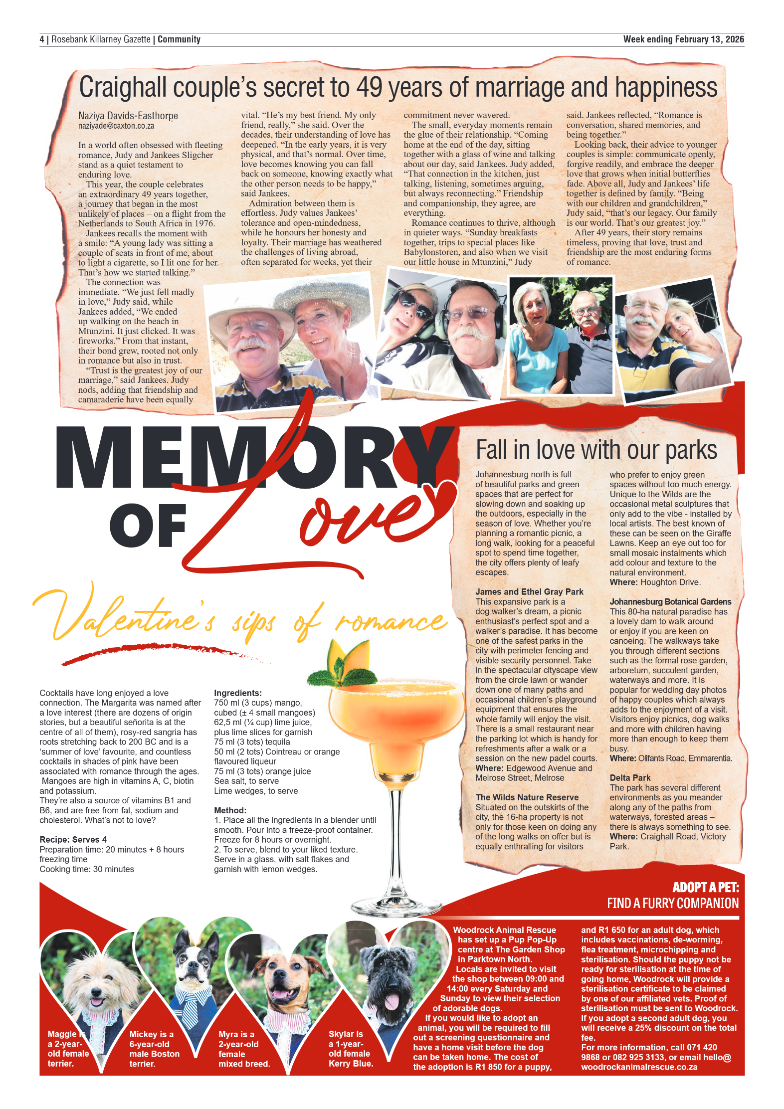 Rosebank Killarney Gazette 13 February 2026 page 4
