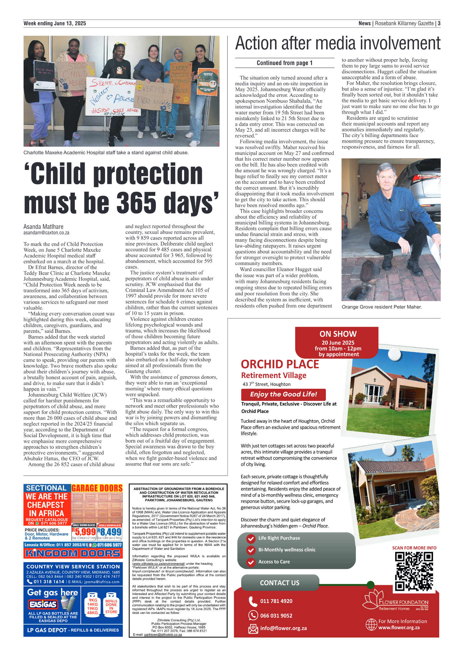Rosebank Killarney Gazette 13 June 2025 page 3