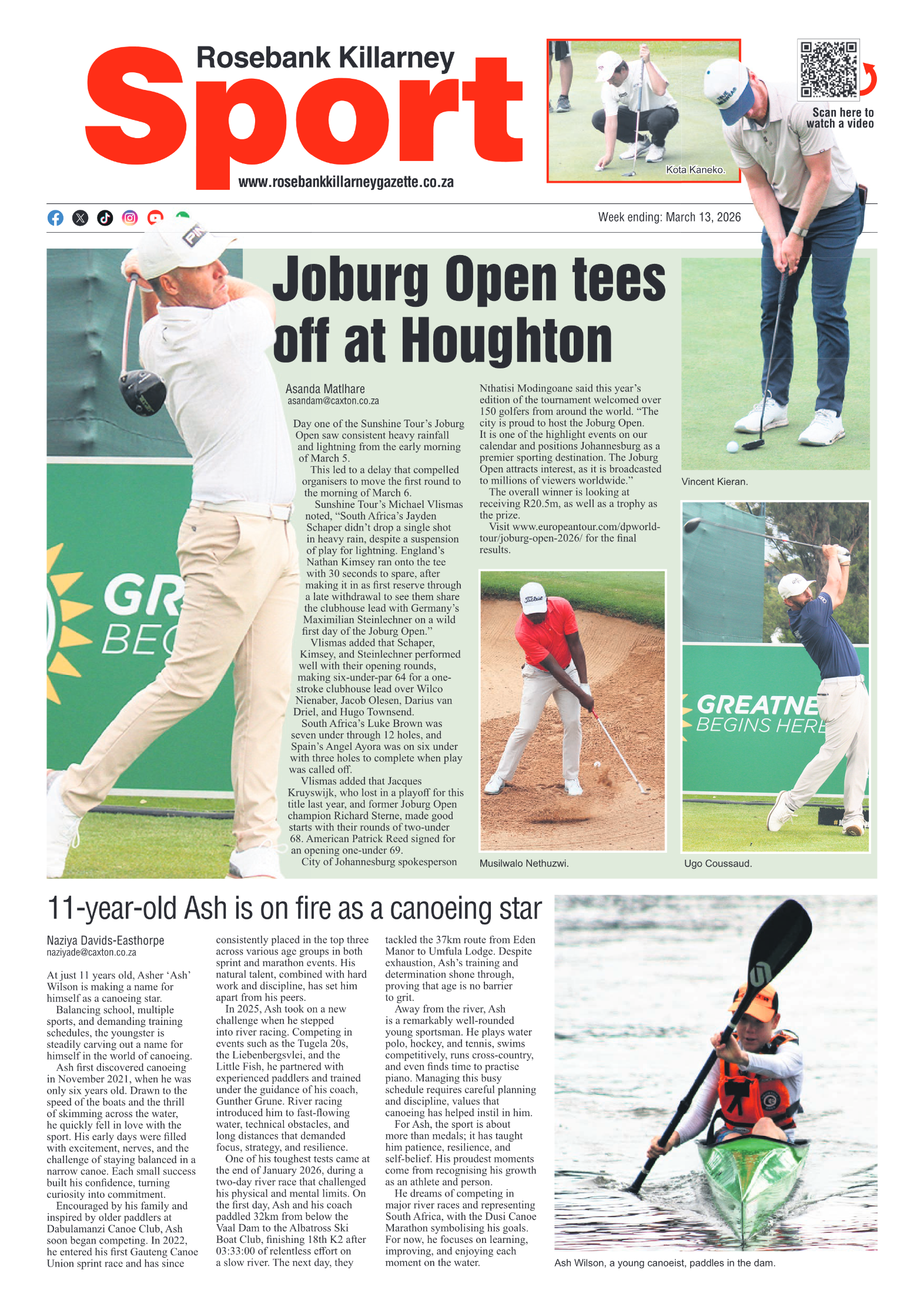 Rosebank Killarney Gazette 13 March 2026 page 8