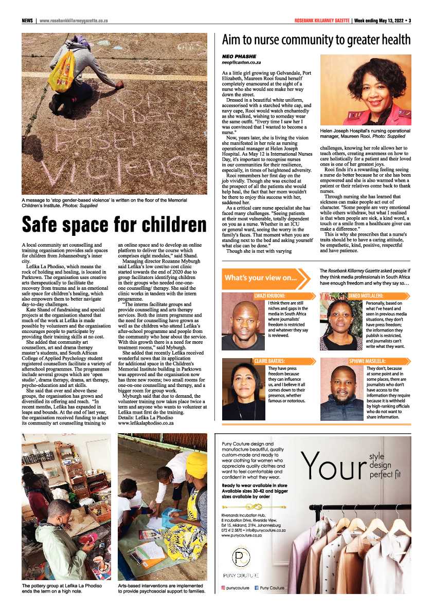 Rosebank Killarney Gazette 13 May 2022 page 3