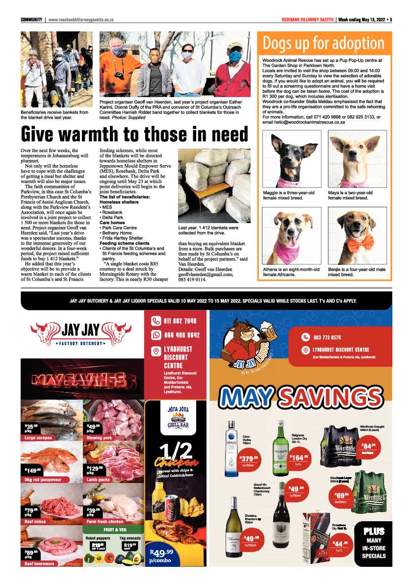 Rosebank Killarney Gazette 13 May 2022 page 5