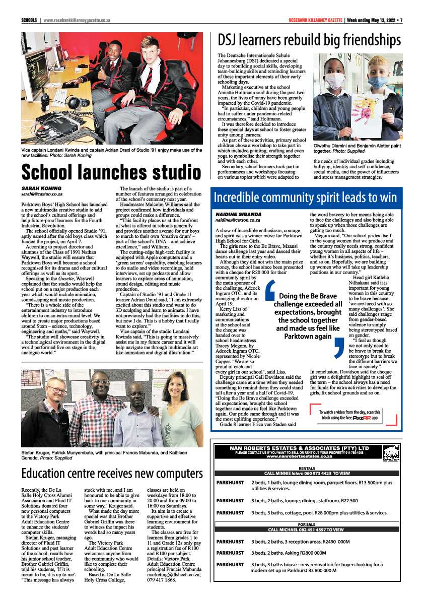 Rosebank Killarney Gazette 13 May 2022 page 7