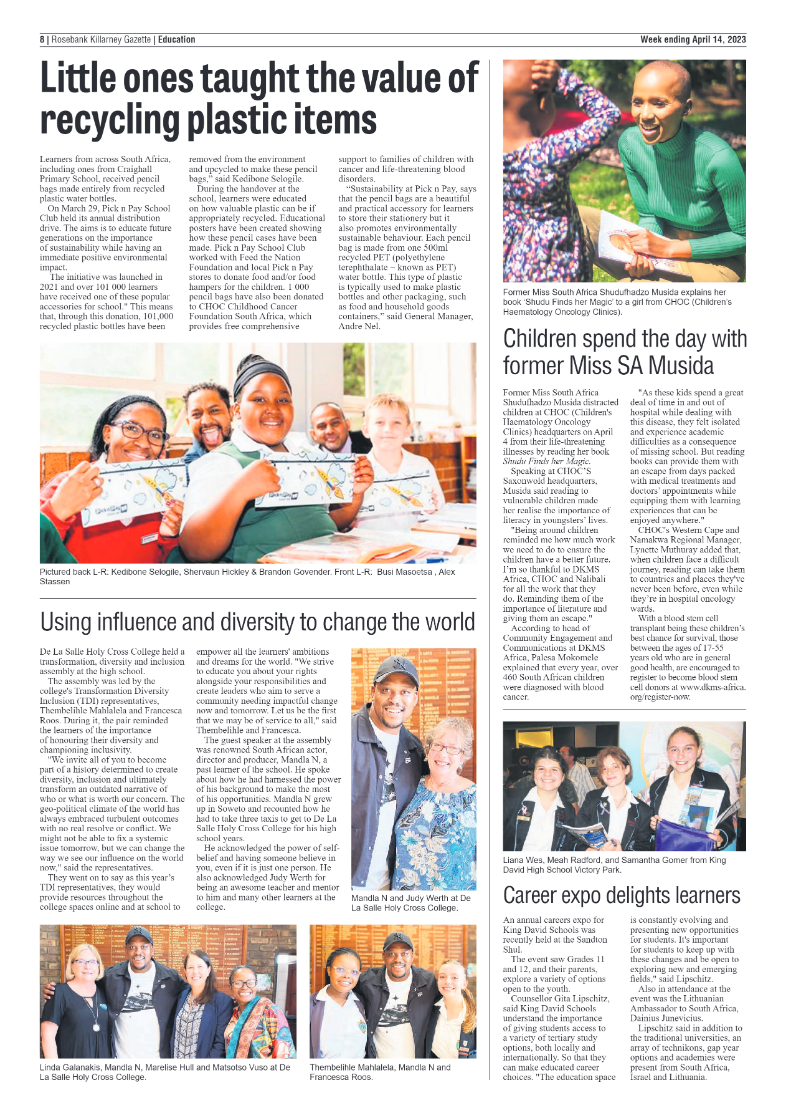 Rosebank Killarney Gazette 14 April 2023 page 8