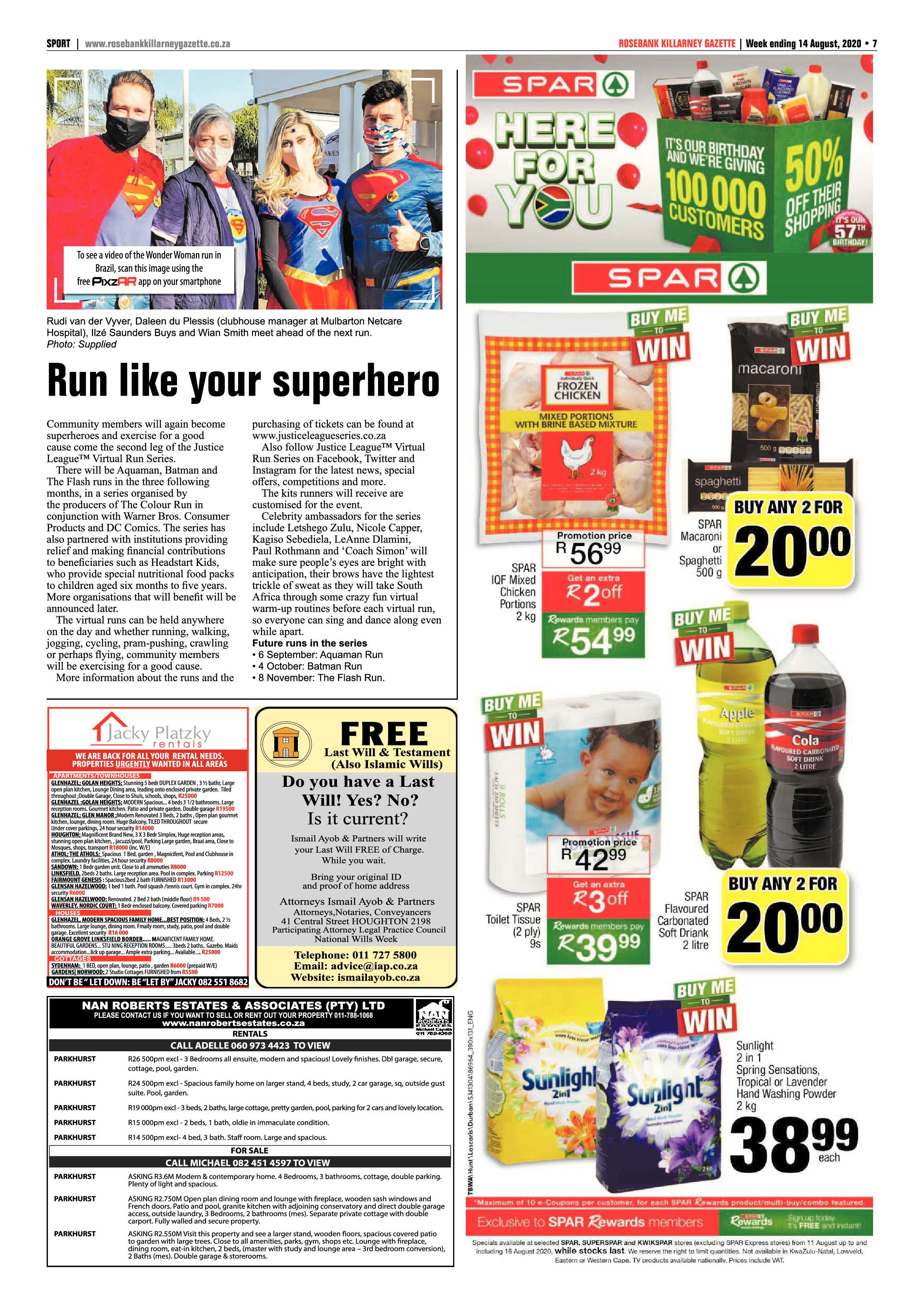 Rosebank Killarney Gazette 14 August 2020 page 7