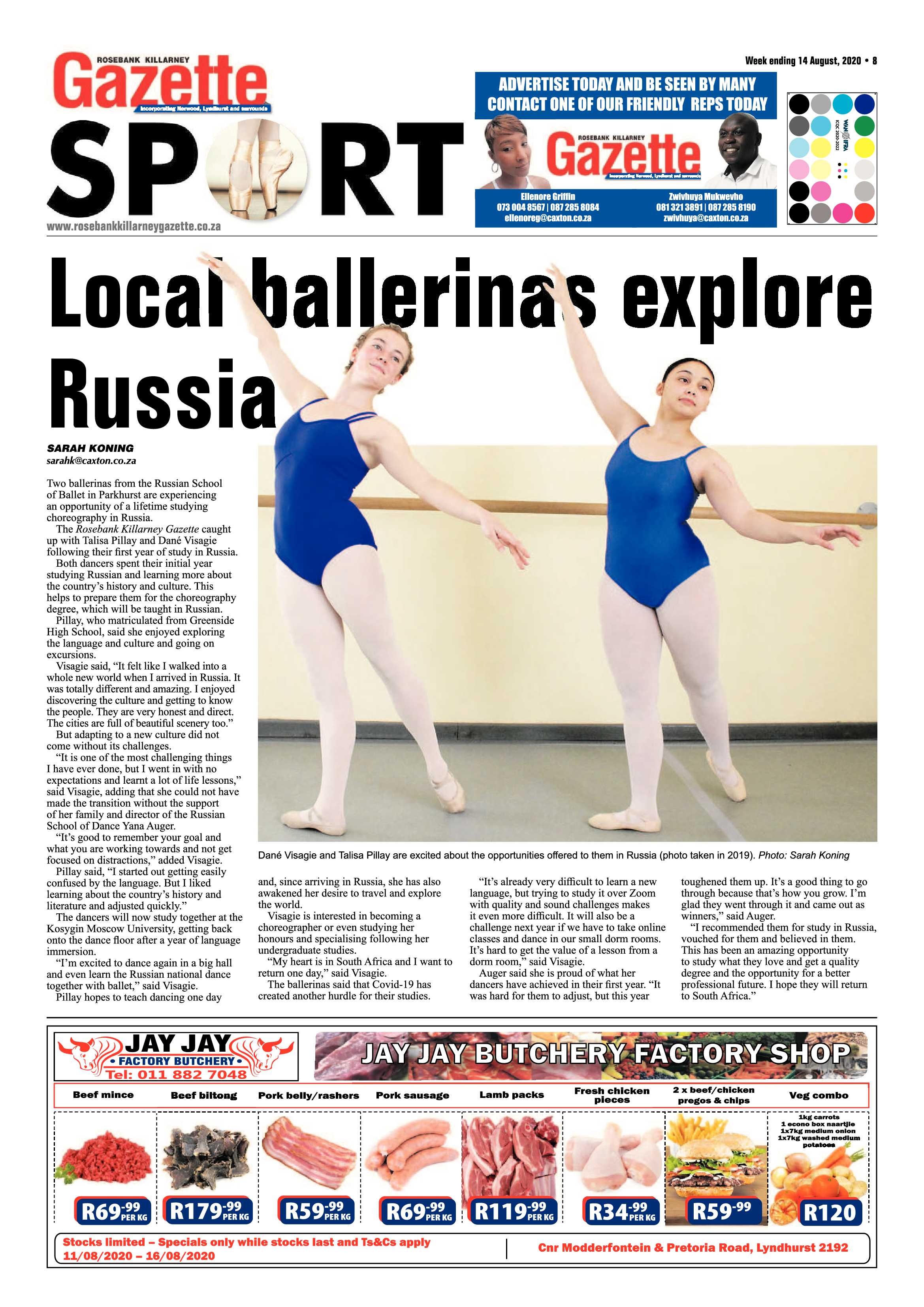 Rosebank Killarney Gazette 14 August 2020 page 8