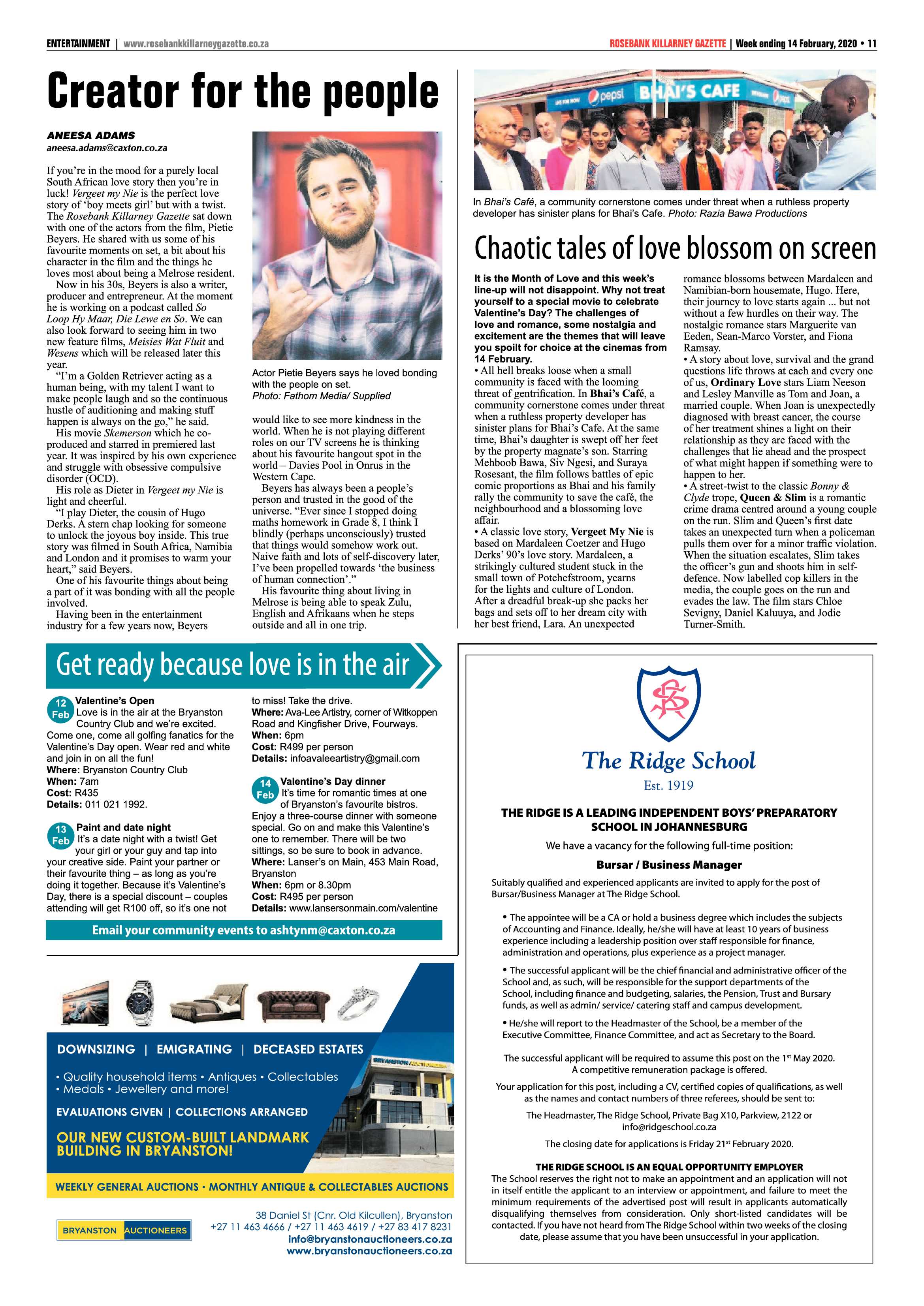 Rosebank Killarney Gazette 14 February 2020 page 11