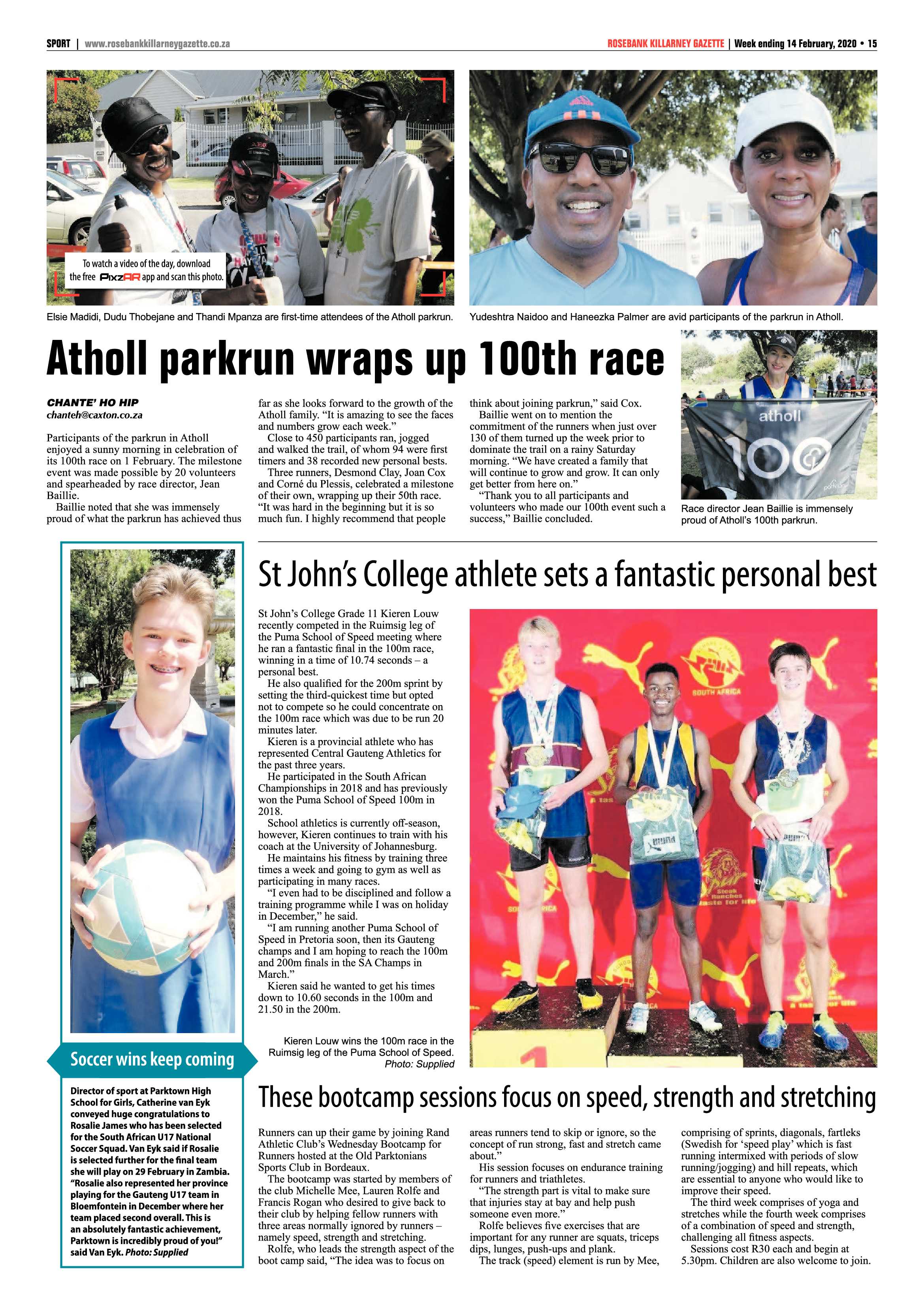 Rosebank Killarney Gazette 14 February 2020 page 15