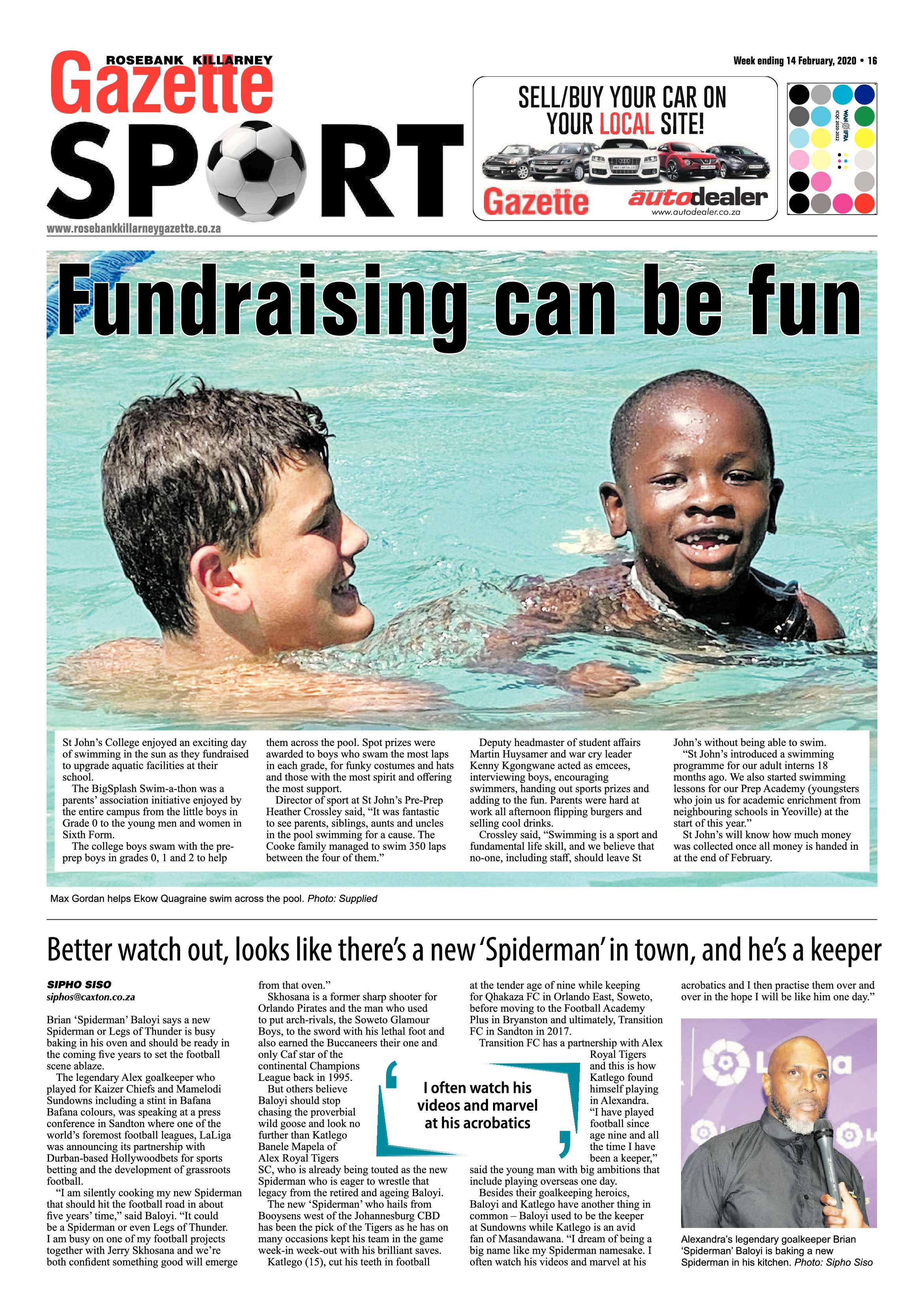 Rosebank Killarney Gazette 14 February 2020 page 16
