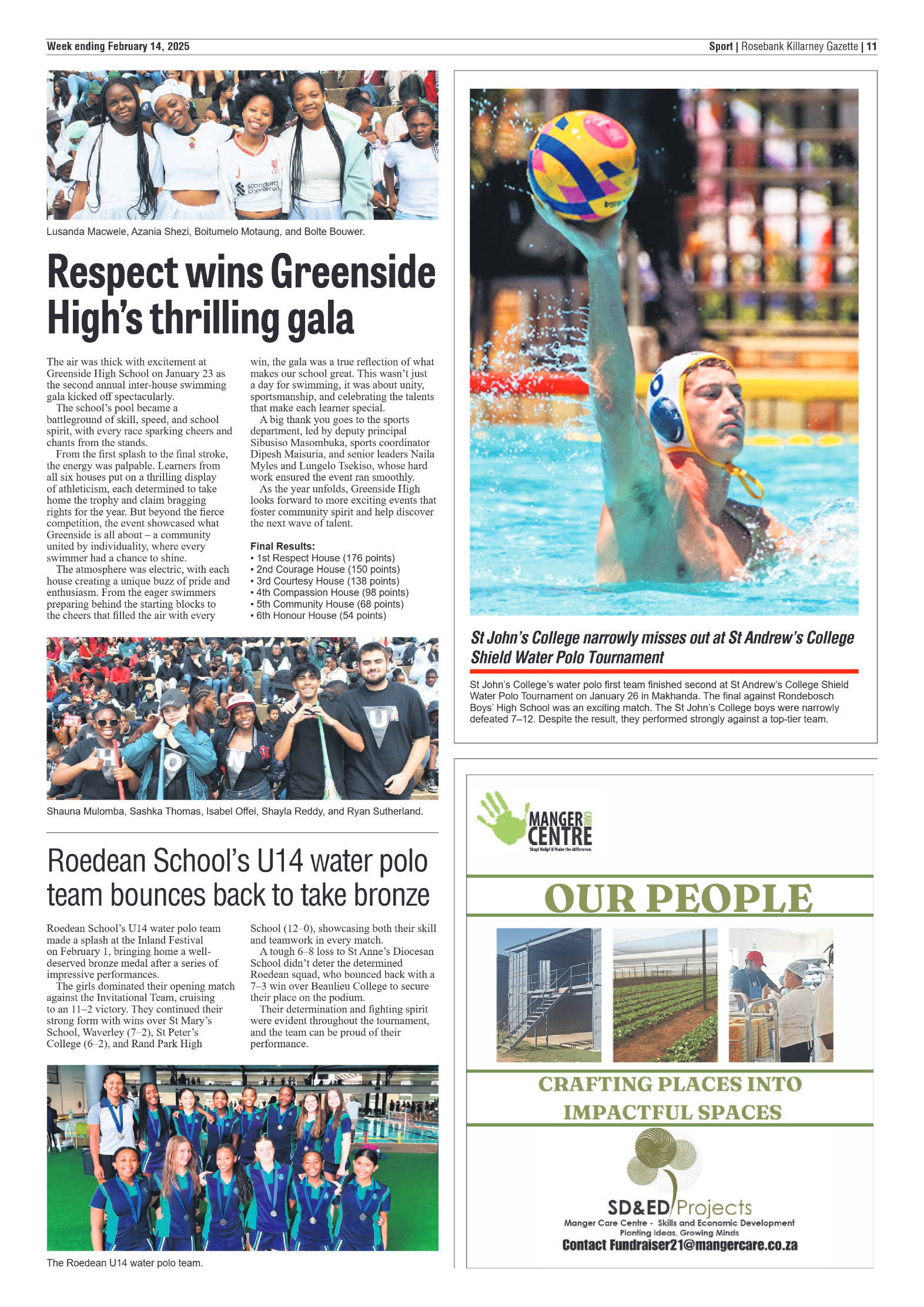 Rosebank Killarney Gazette 14 February 2025 page 11
