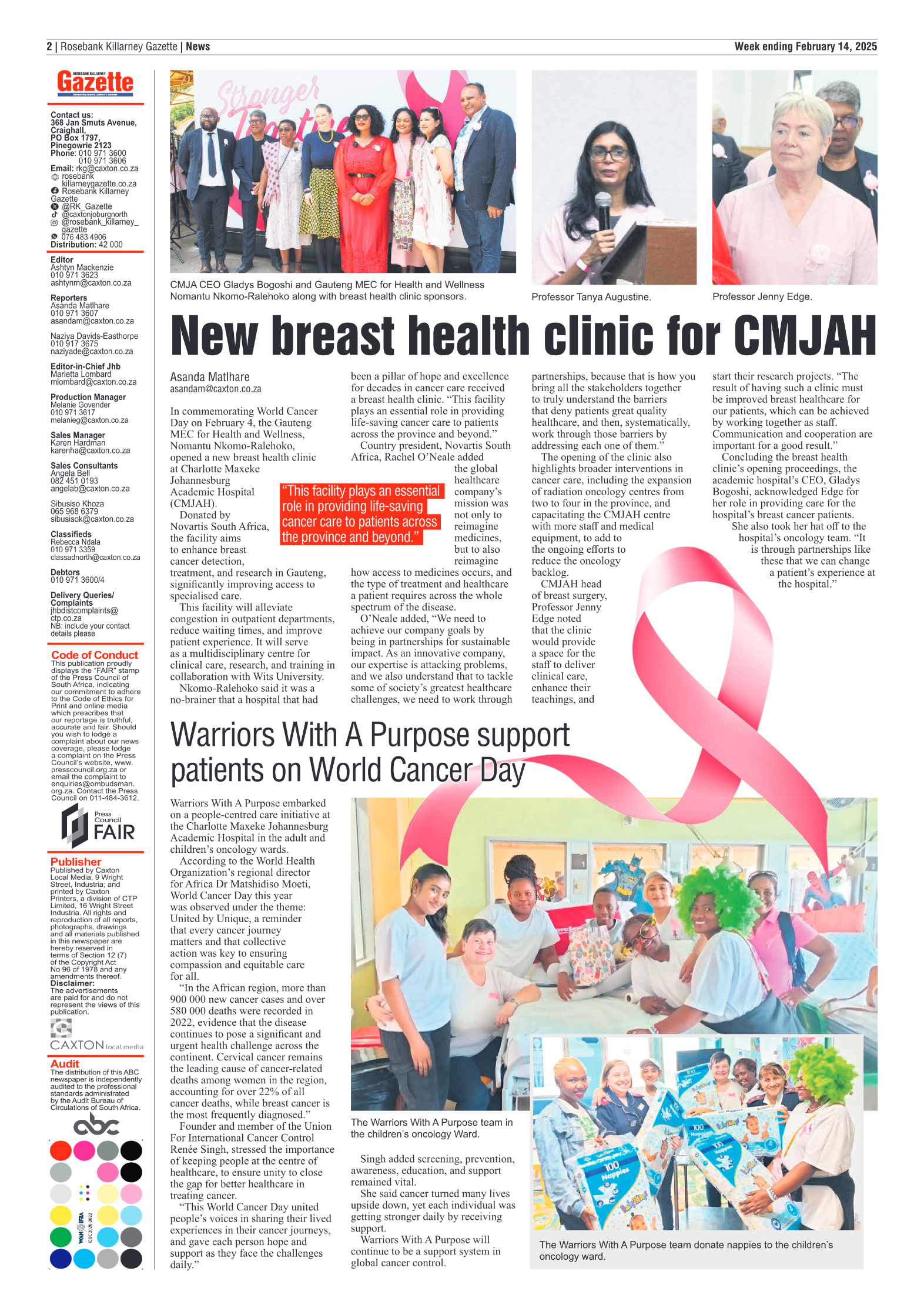 Rosebank Killarney Gazette 14 February 2025 page 2