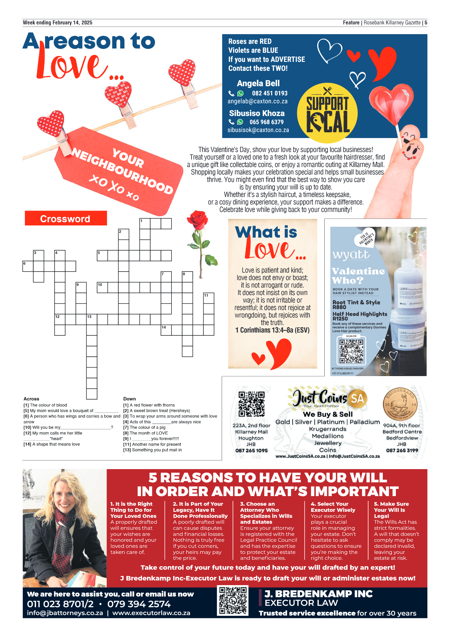 Rosebank Killarney Gazette 14 February 2025 page 5