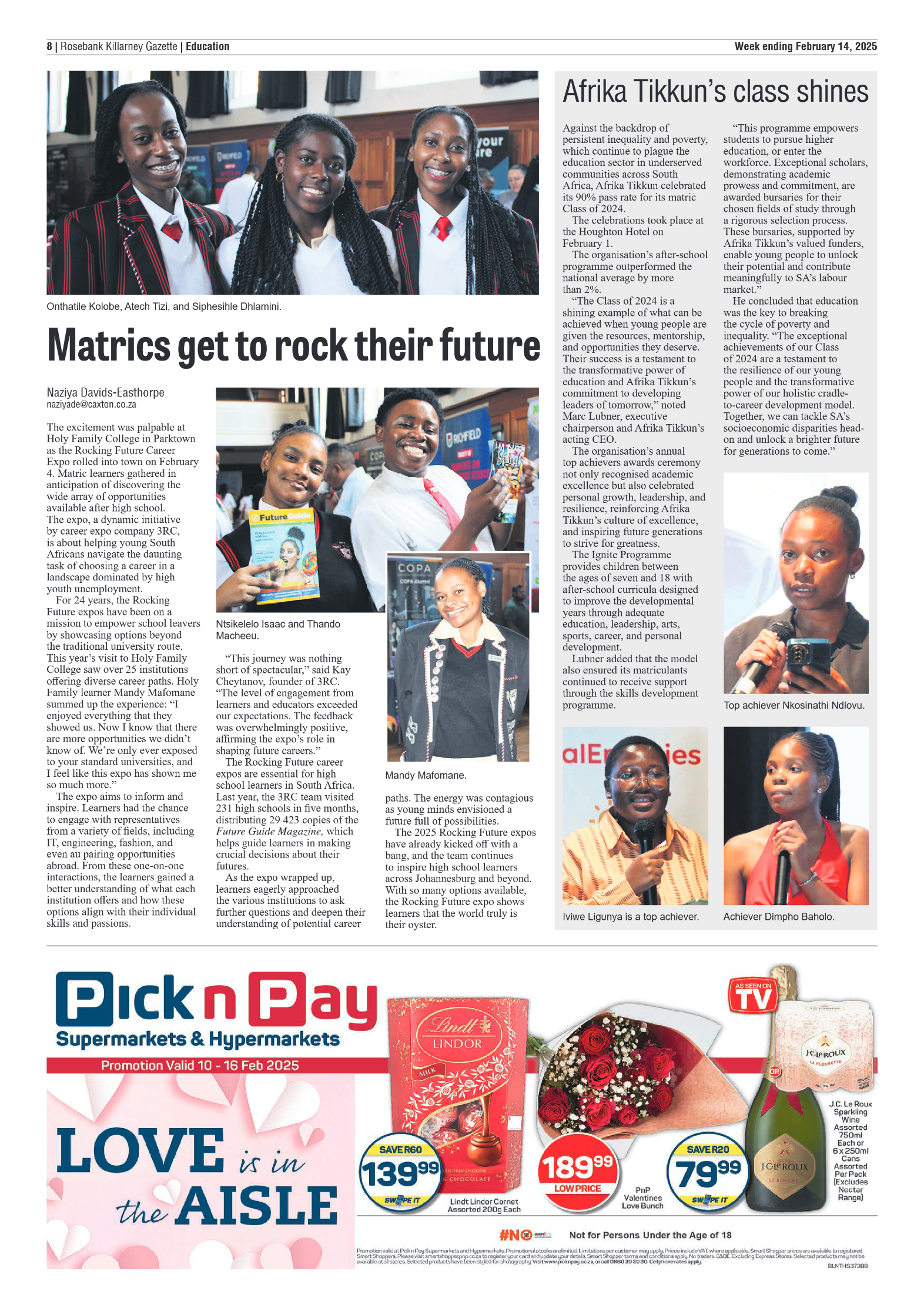 Rosebank Killarney Gazette 14 February 2025 page 8