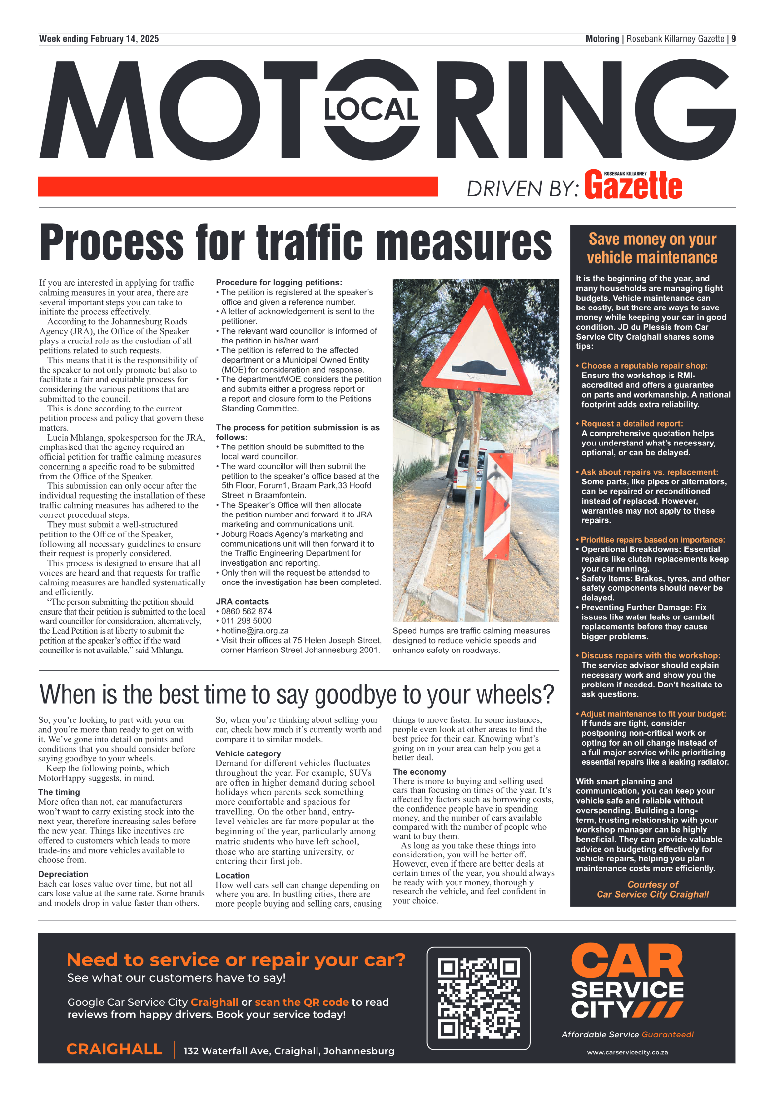 Rosebank Killarney Gazette 14 February 2025 page 9