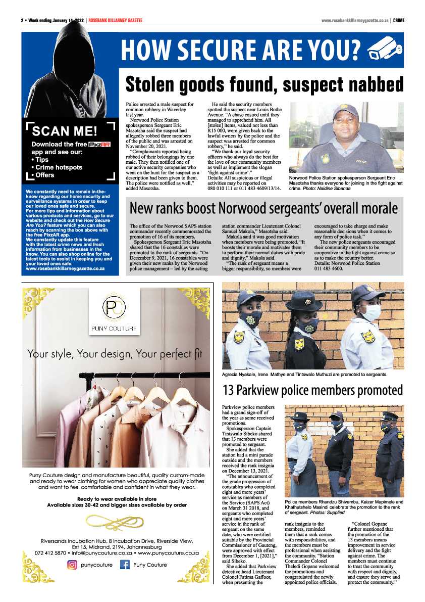 Rosebank Killarney Gazette 14 January 2022 page 2
