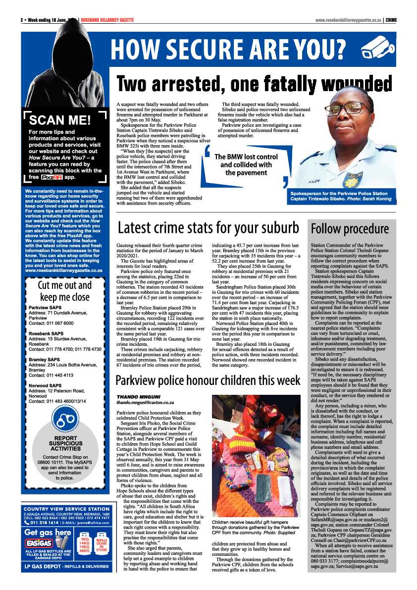 Rosebank Killarney Gazette 18 June 2021 page 2