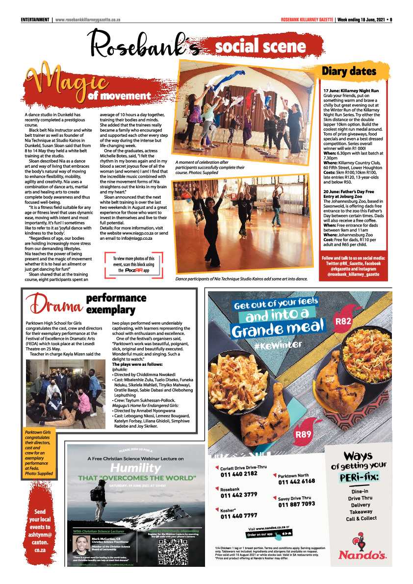 Rosebank Killarney Gazette 18 June 2021 page 9
