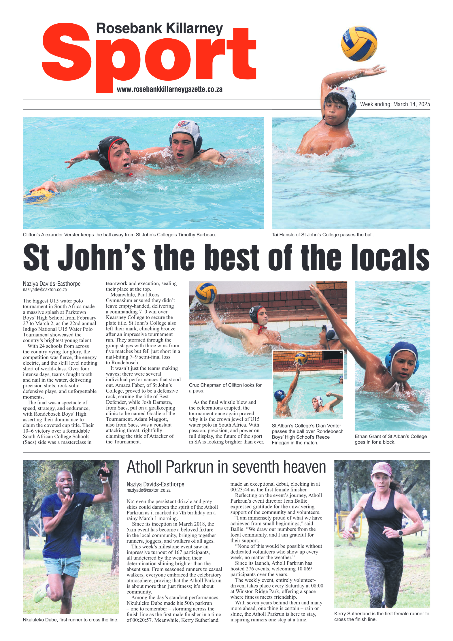 Rosebank Killarney Gazette 14 March 2025 page 8