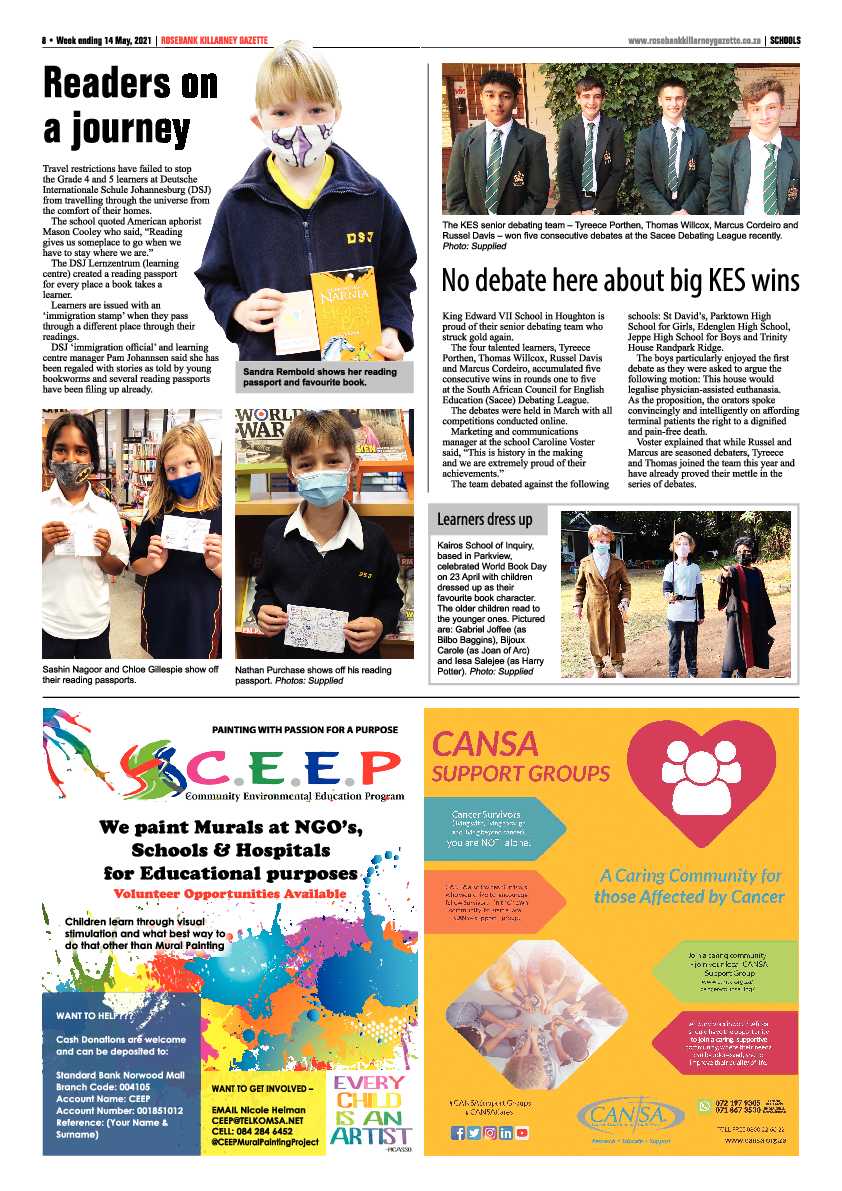 Rosebank Killarney Gazette 14 May 2021 page 8