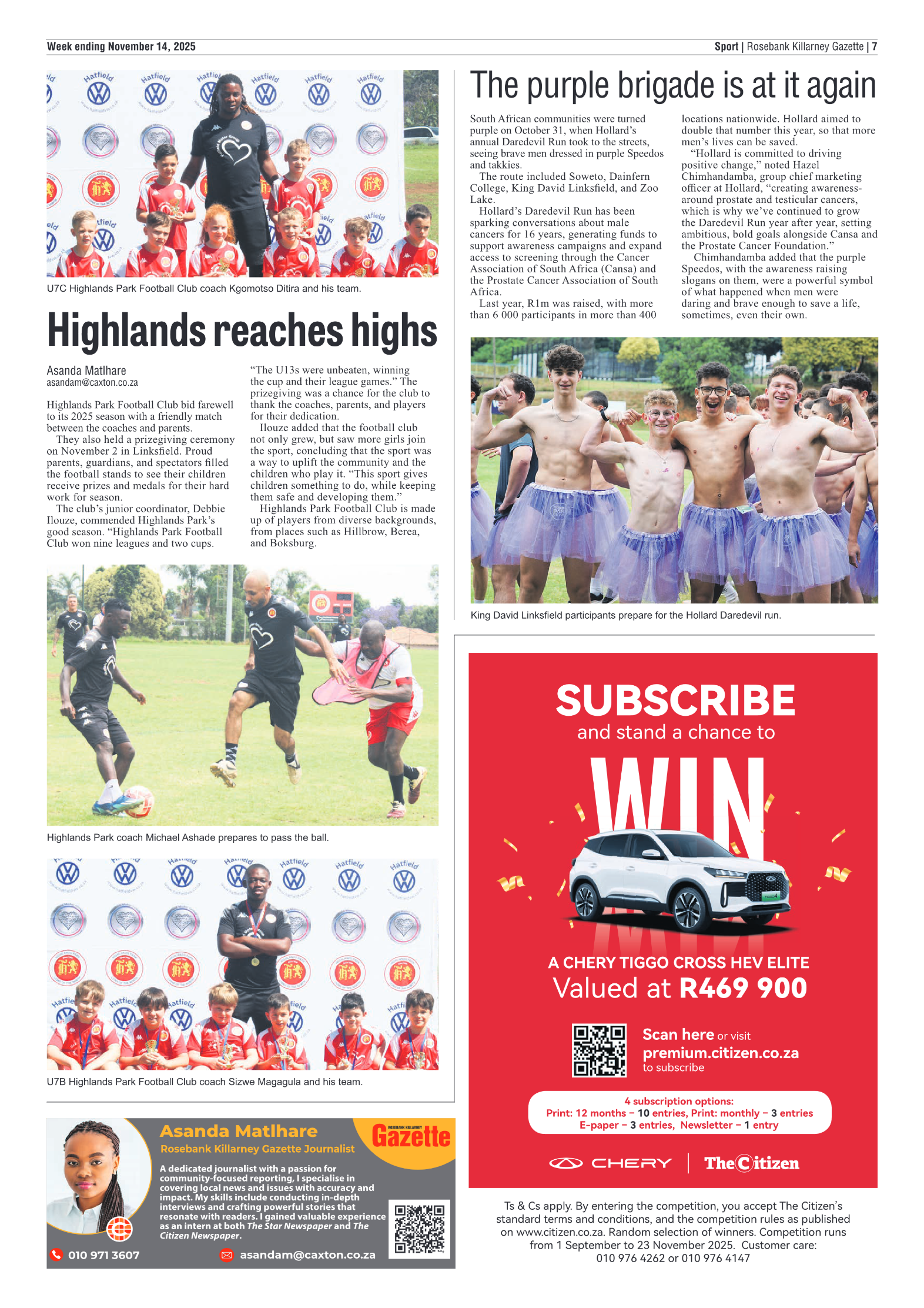Rosebank Killarney Gazette 14 November 2025 page 7