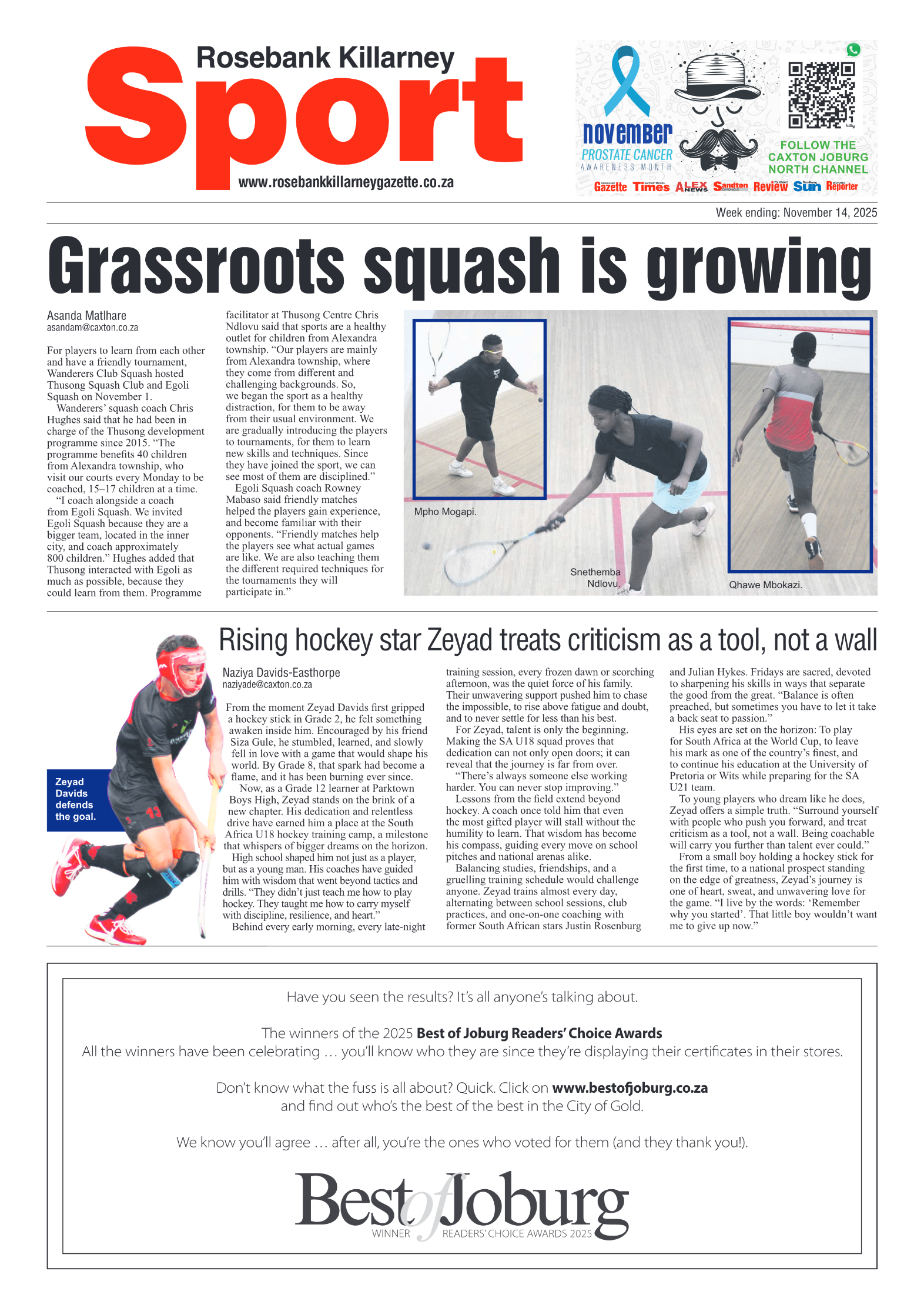 Rosebank Killarney Gazette 14 November 2025 page 8