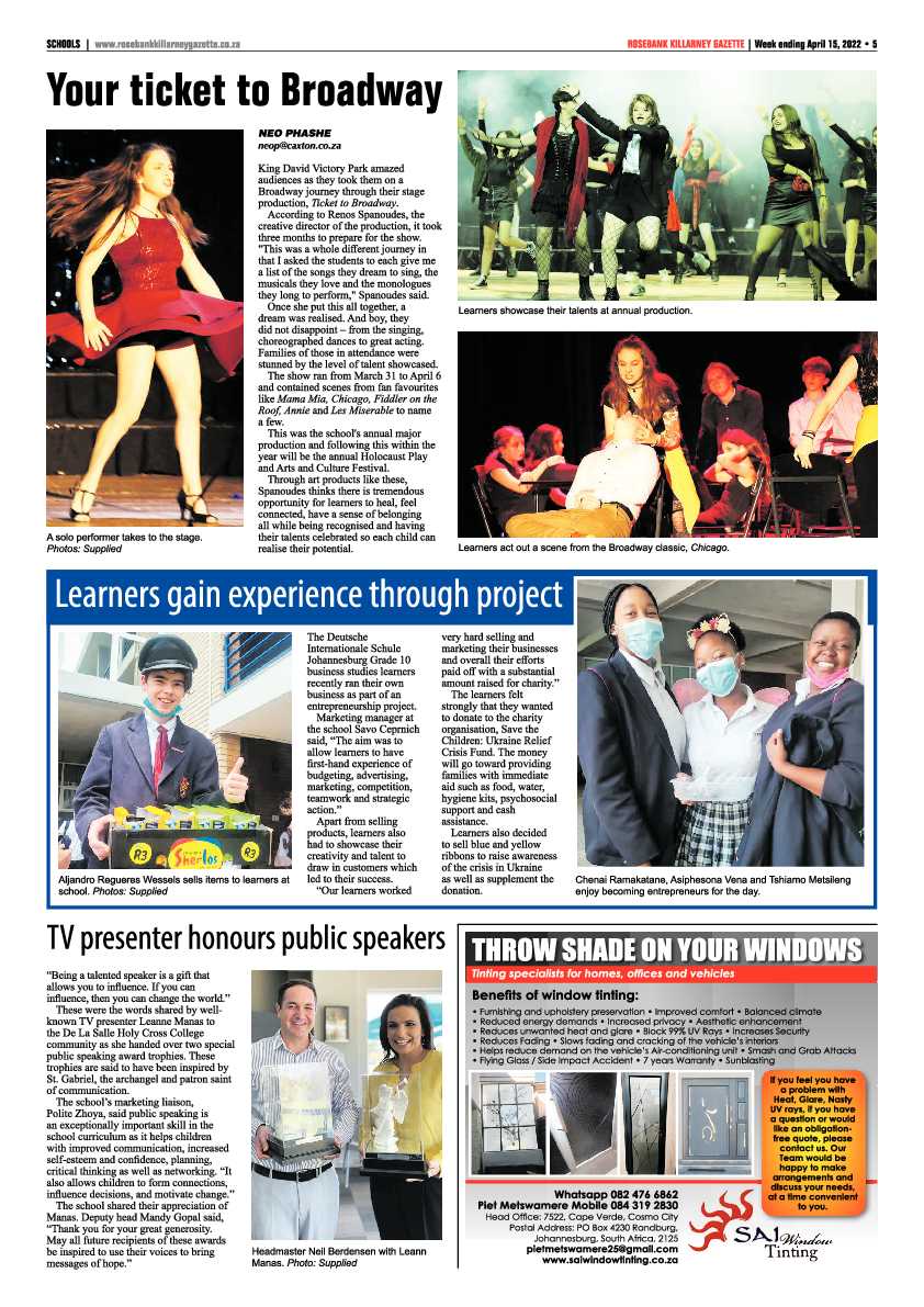 Rosebank Killarney Gazette 15 April 2022 page 5