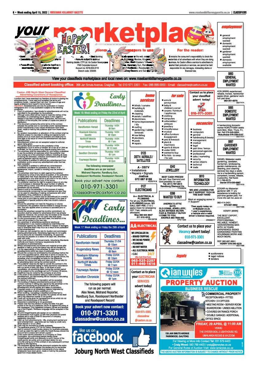 Rosebank Killarney Gazette 15 April 2022 page 6