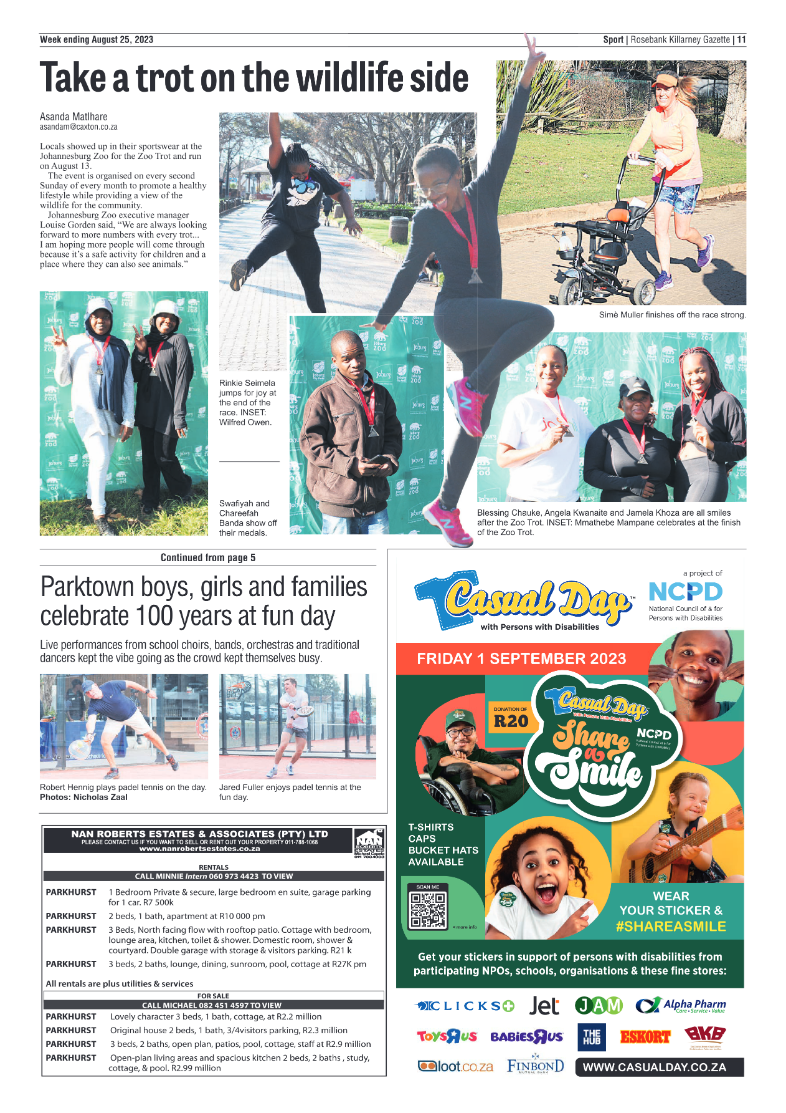 Rosebank Killarney Gazette 25 August 2023 page 11