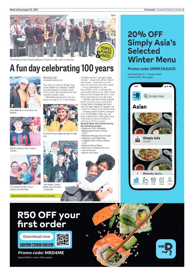 Rosebank Killarney Gazette 25 August 2023 page 5