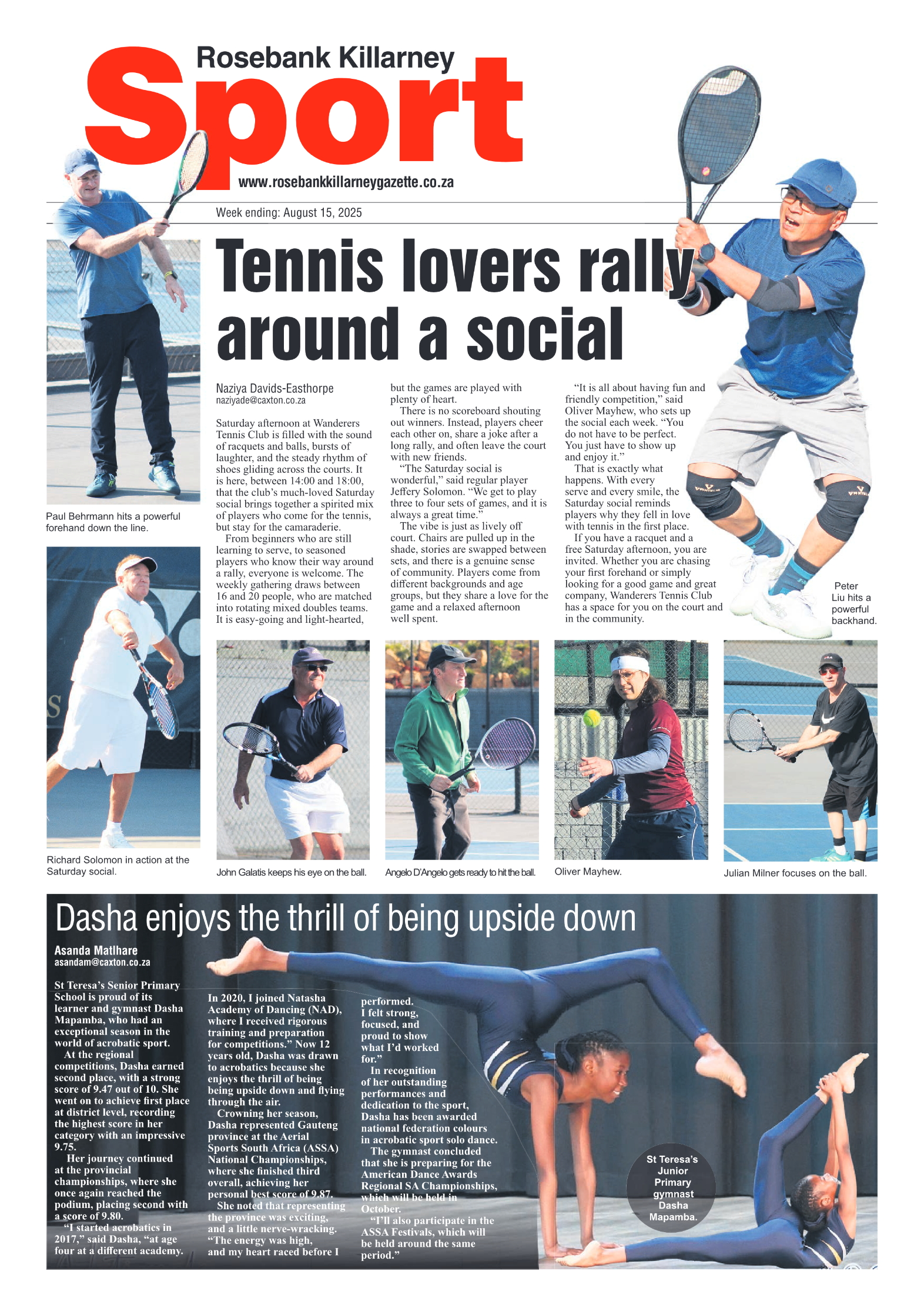 Rosebank Killarney Gazette 15 August 2025 page 8