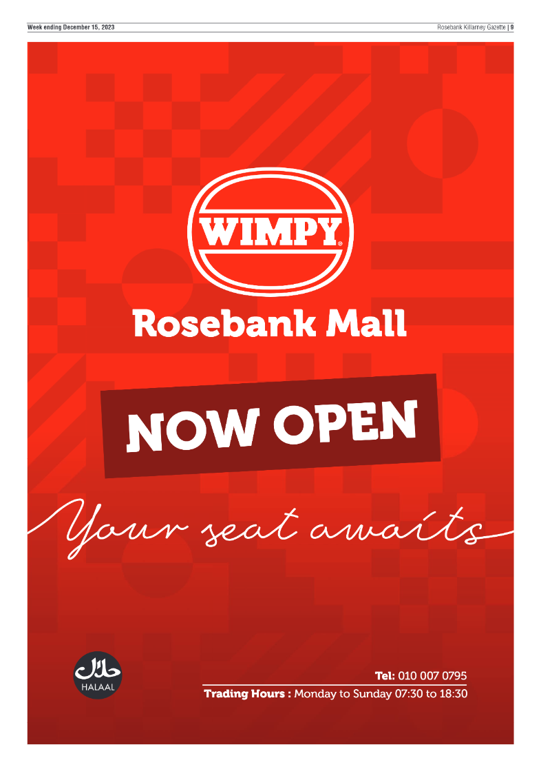 Rosebank Killarney Gazette 15 December 2023 page 9