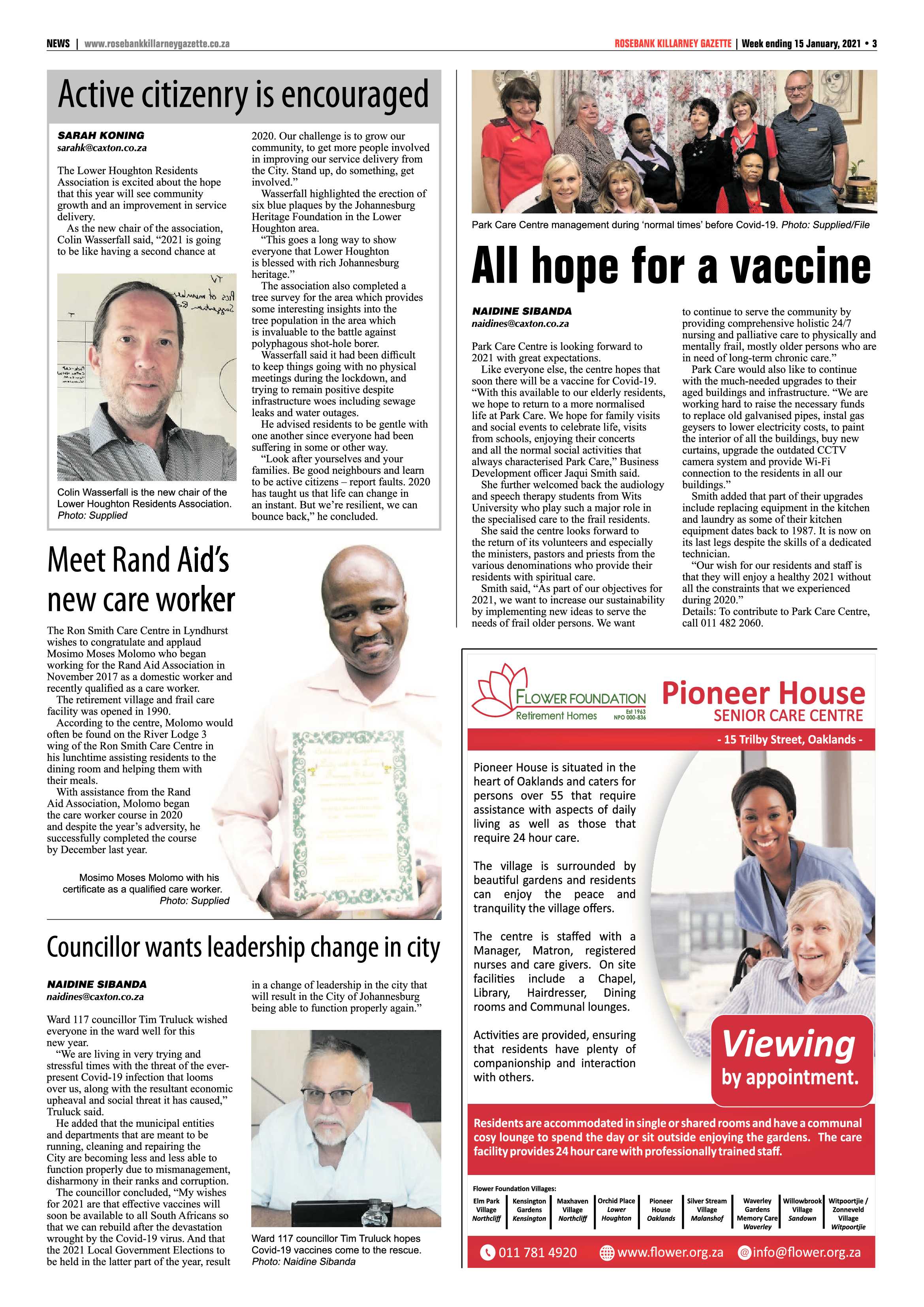 Rosebank Killarney Gazette 15 January 2020 page 3