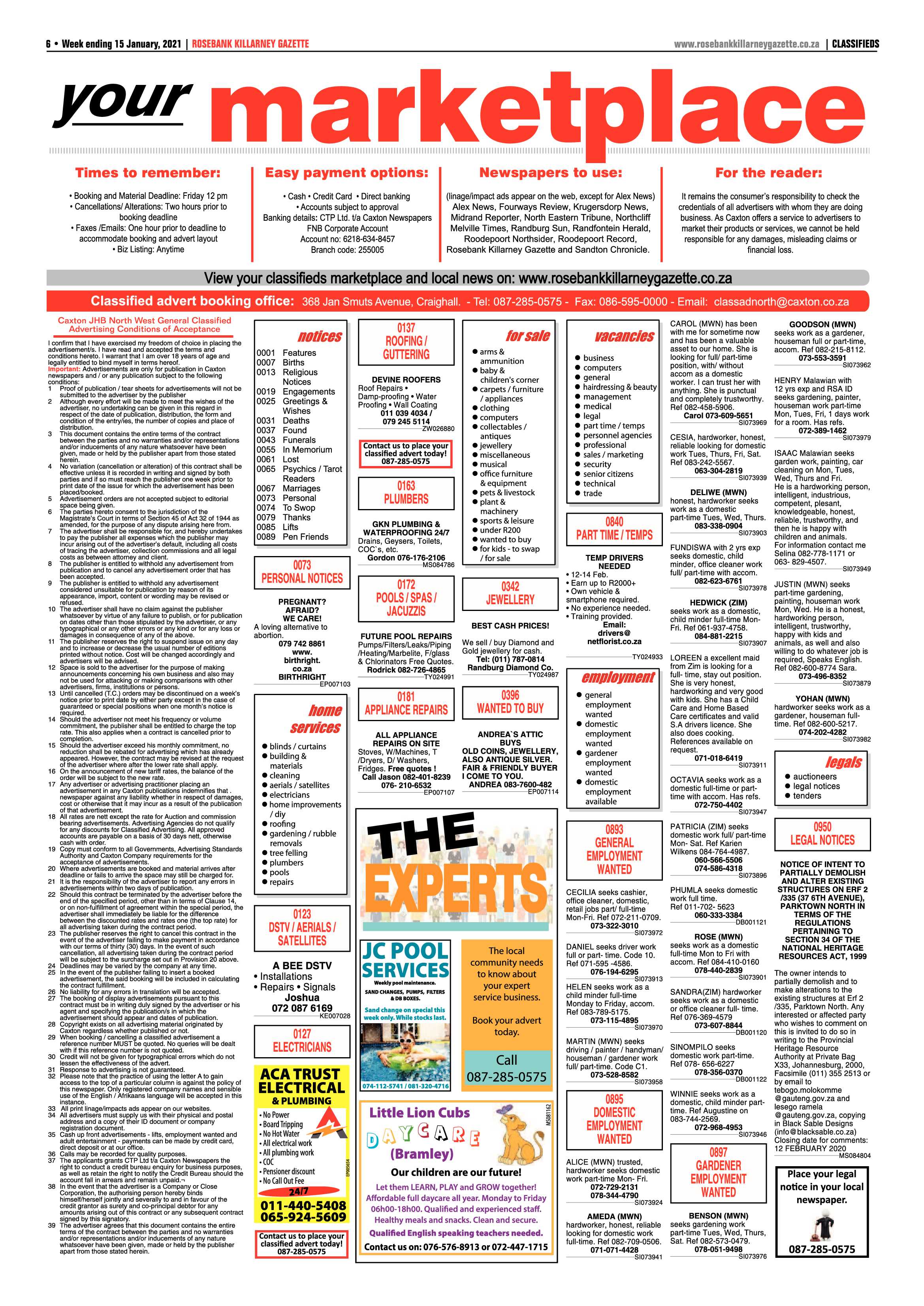 Rosebank Killarney Gazette 15 January 2020 page 6