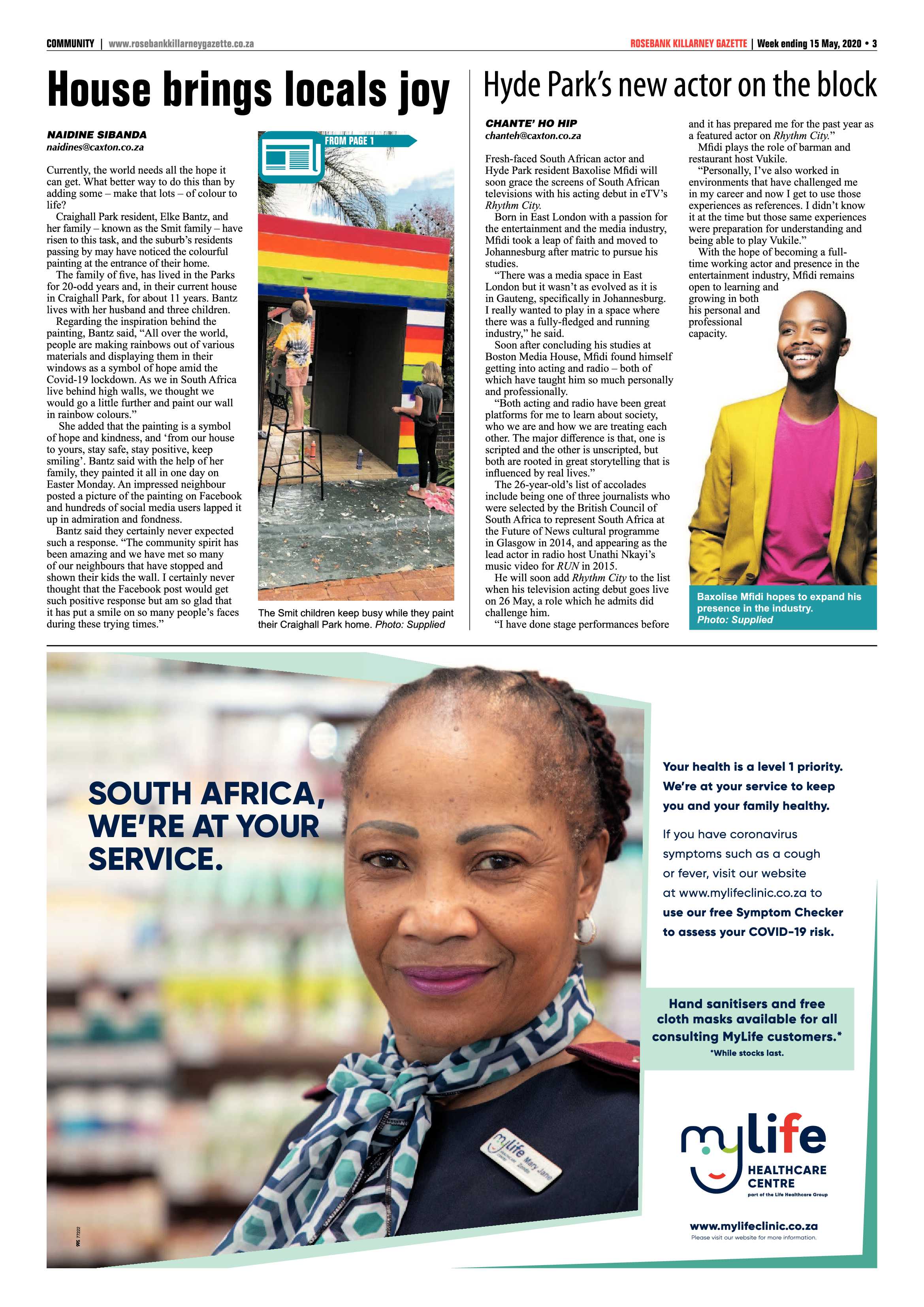 Rosebank Killarney Gazette 15 May 2020 page 3