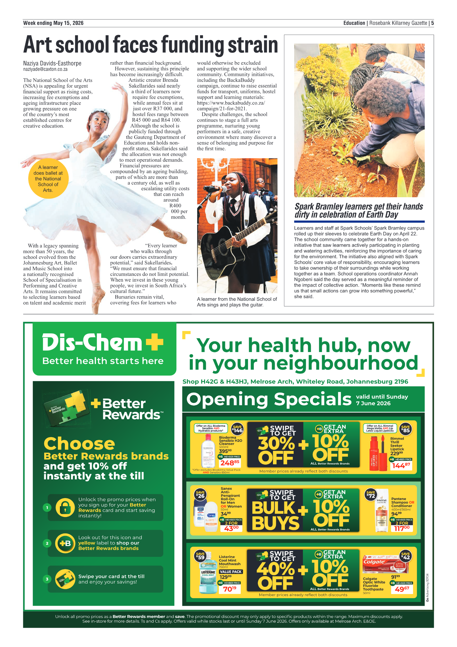 Rosebank Killarney Gazette 15 May 2026 page 5