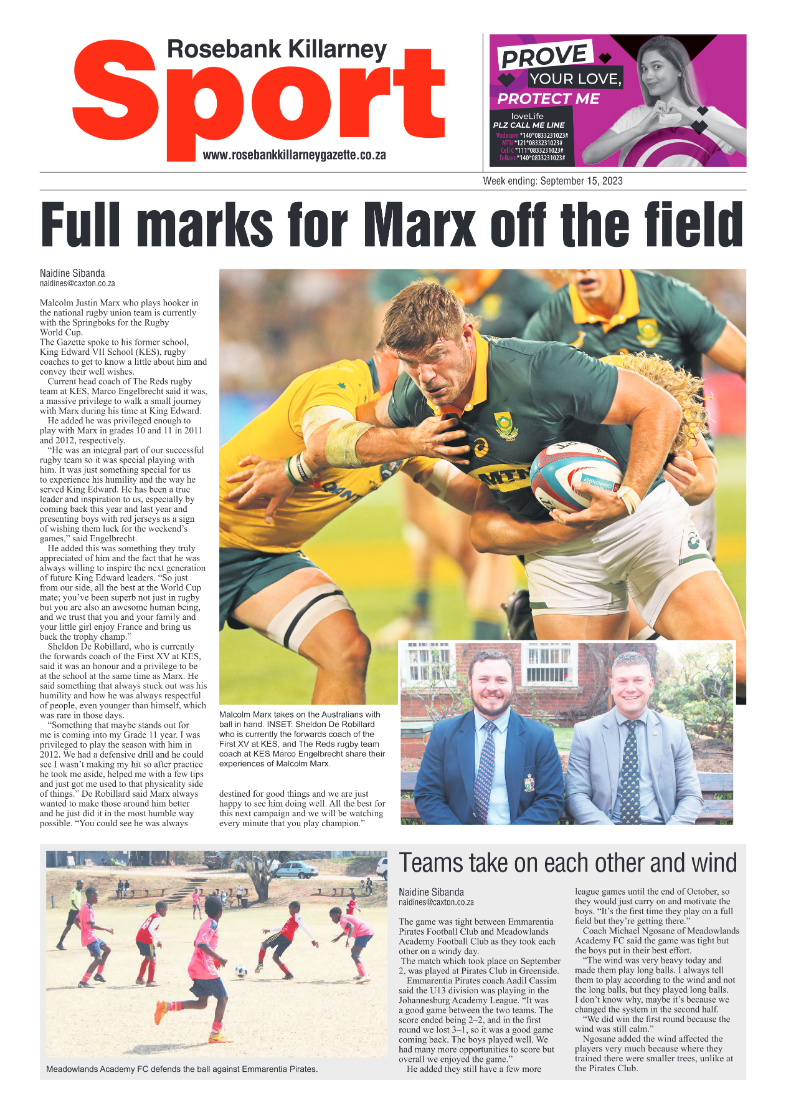 Rosebank Killarney Gazette 15 September 2023 page 12