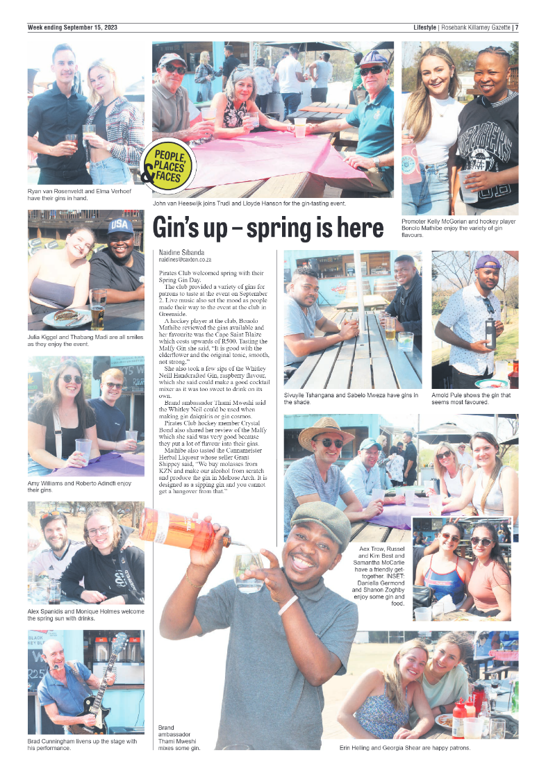 Rosebank Killarney Gazette 15 September 2023 page 7