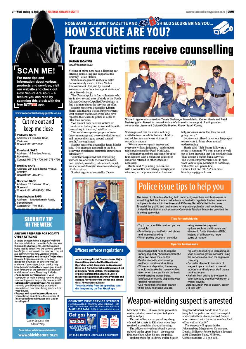 Rosebank Killarney Gazette 16 April 2021 page 2