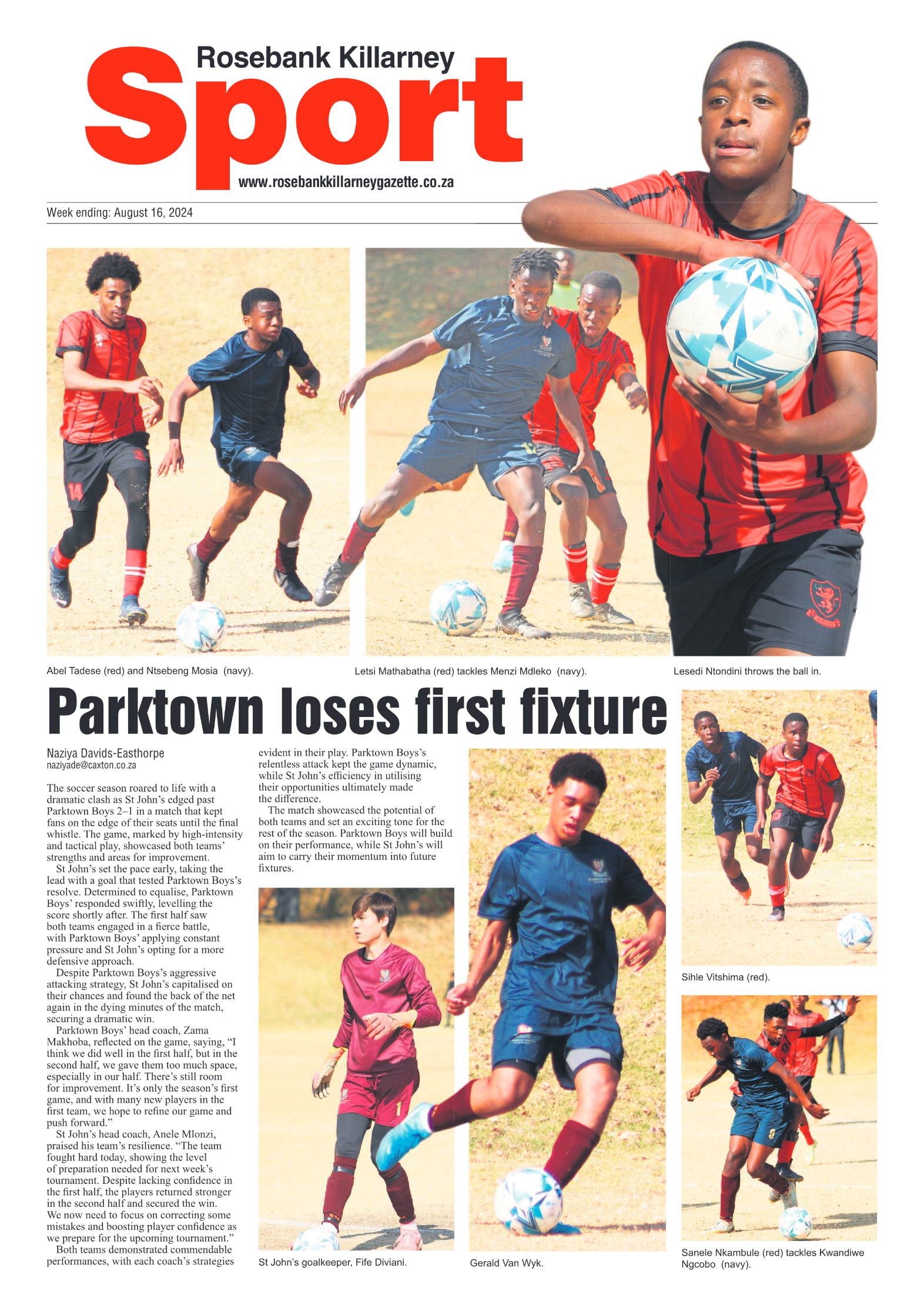 Rosebank Killarney Gazette 16 August 2024 page 12