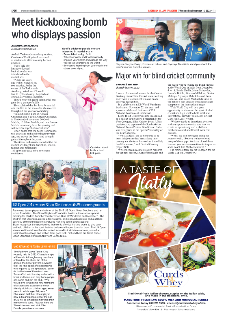 Rosebank Killarney Gazette 16 Dec 2022 page 11